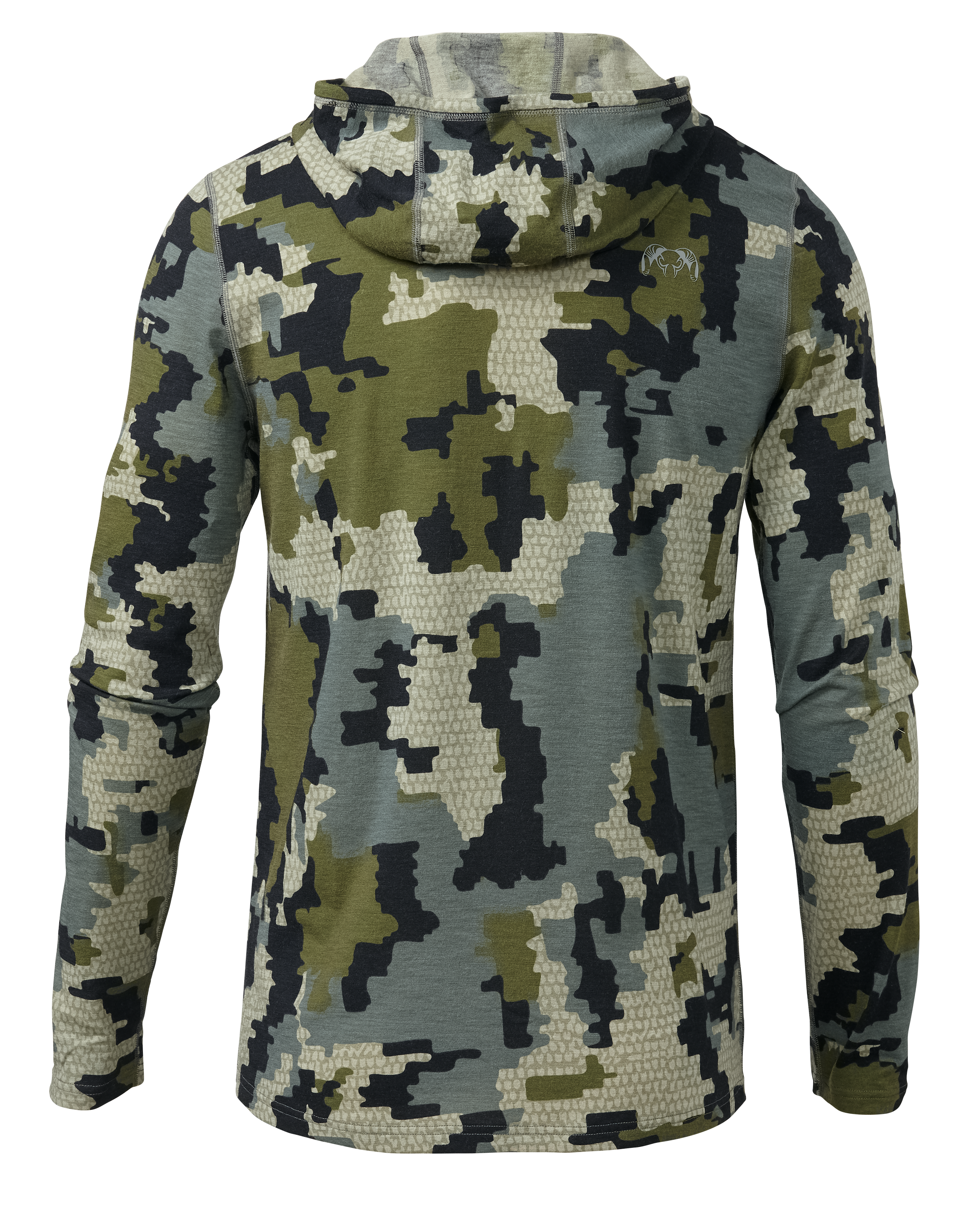 Alternative view of ULTRA Merino 120 LT LS Hoodie | Verde