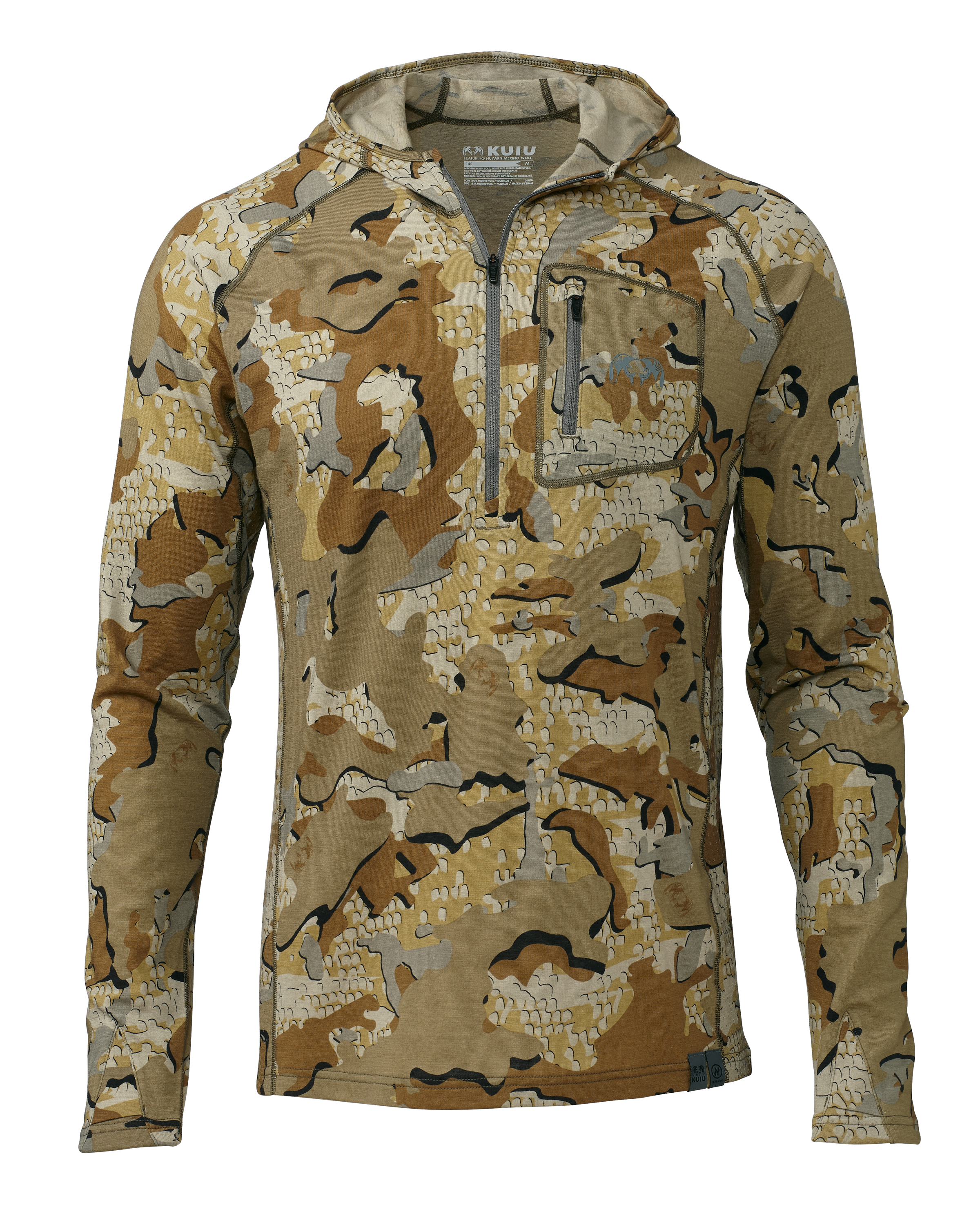 ULTRA Merino 145 Zip-T Hunting Hoodie | Valo