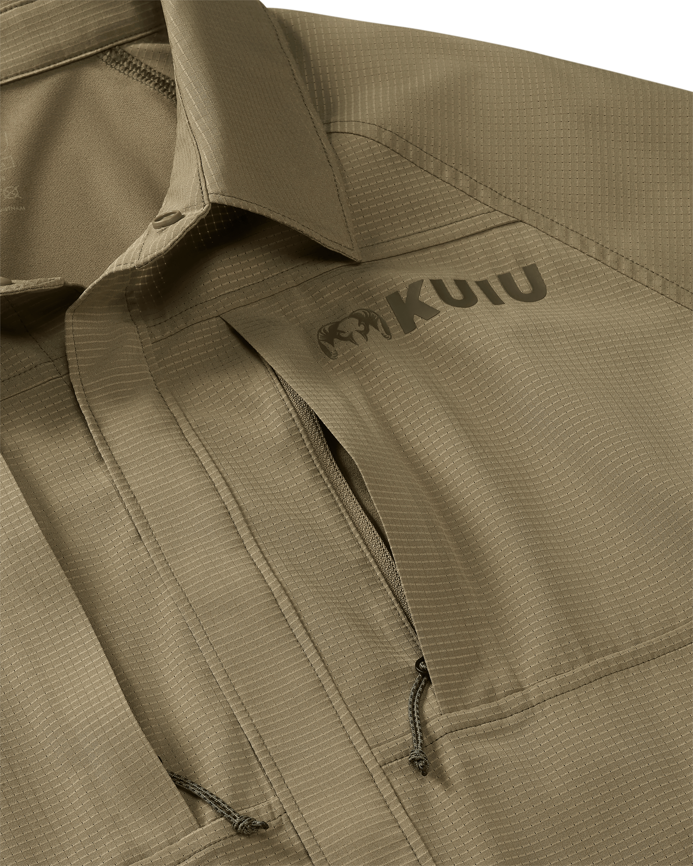 Tiburon Hybrid Snap Shirt | Khaki - Image 3