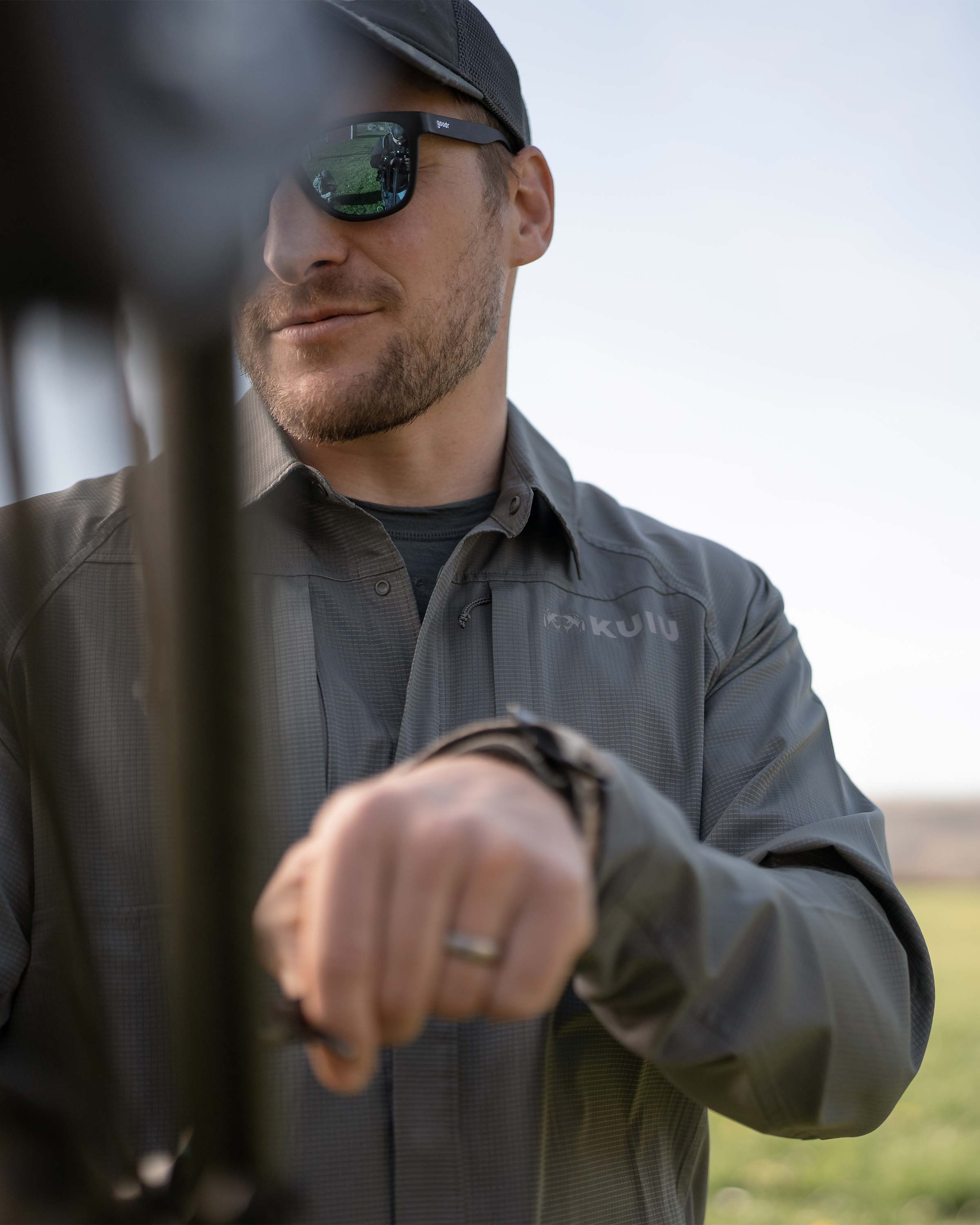Tiburon Hybrid Snap Shirt | Khaki - Image 7