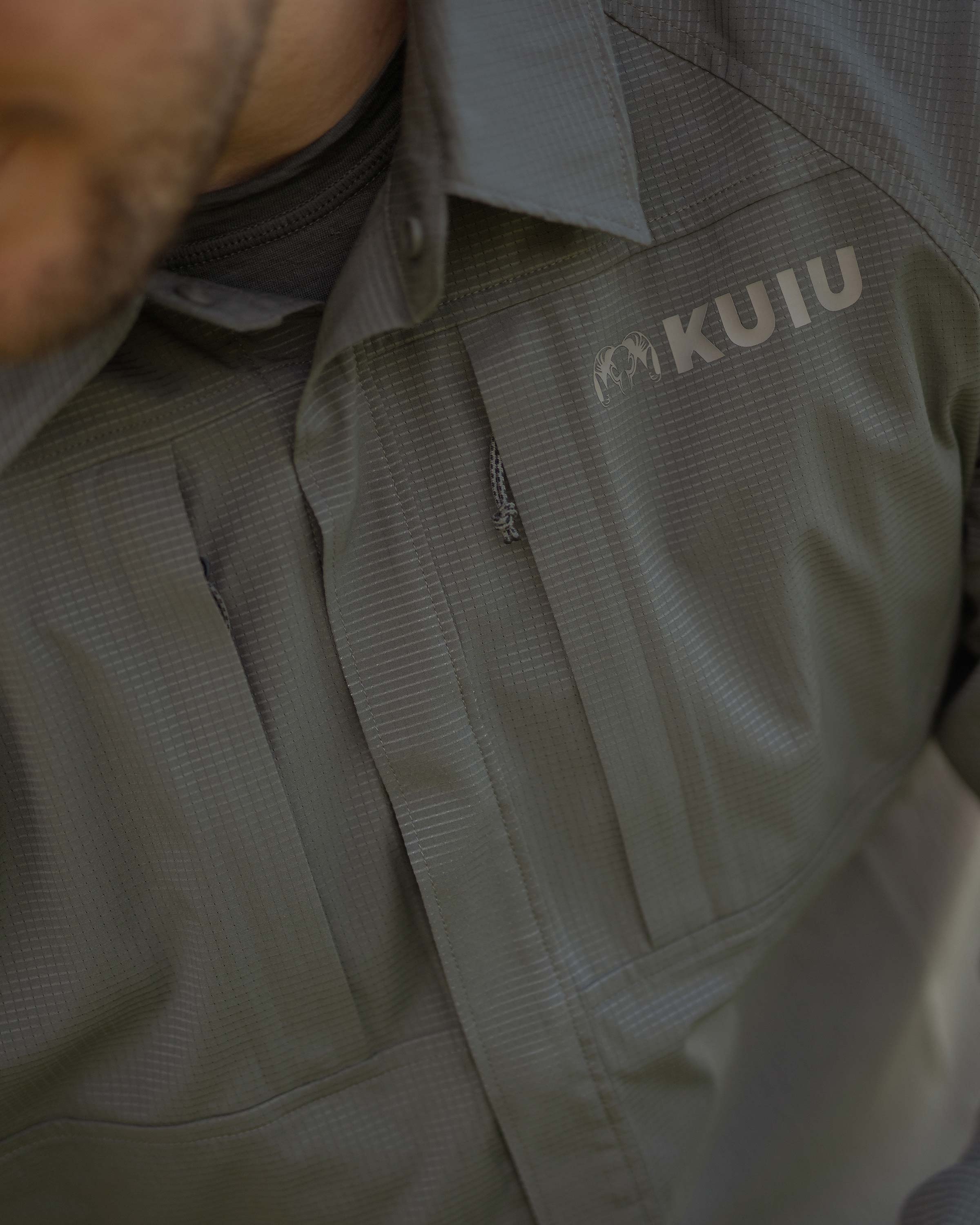 Tiburon Hybrid Snap Shirt | Ash - Image 10