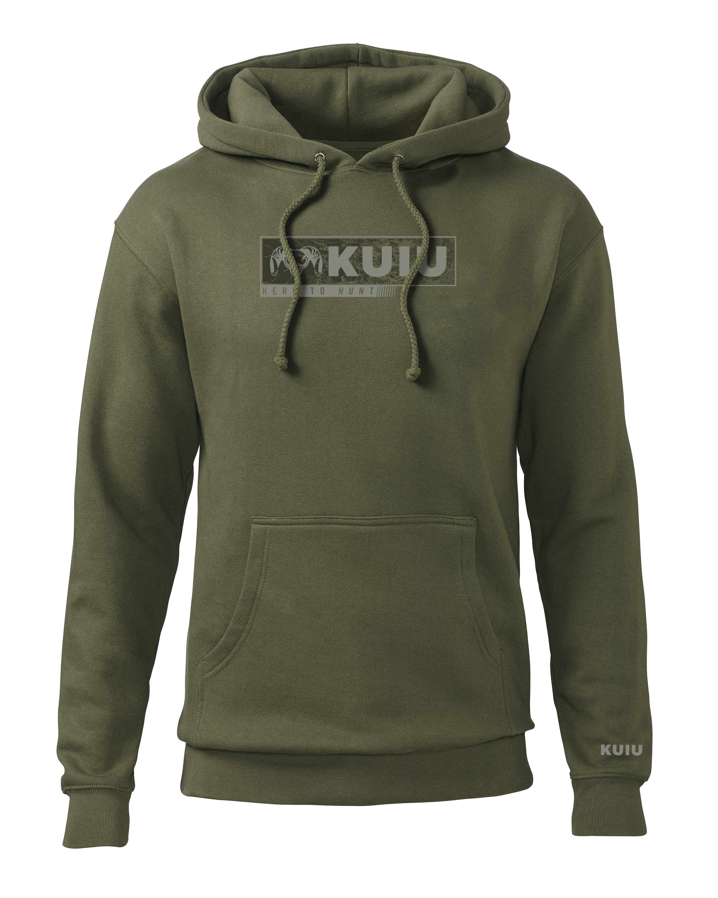KUIU Here to Hunt Gritstone Hoodie | Army
