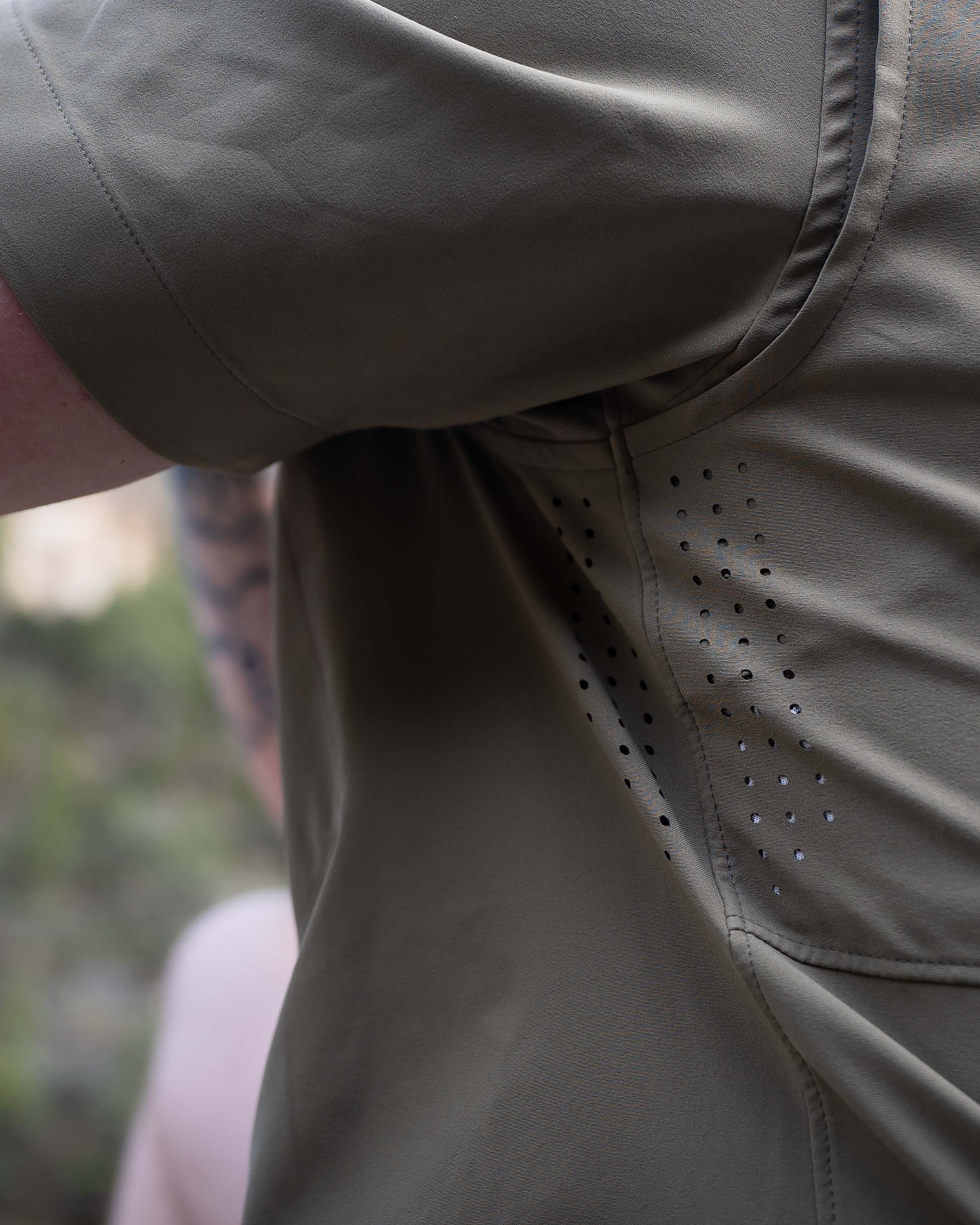 Alternative view of Mesa Vented SS Snap Shirt Topo | Fog Topo Print
