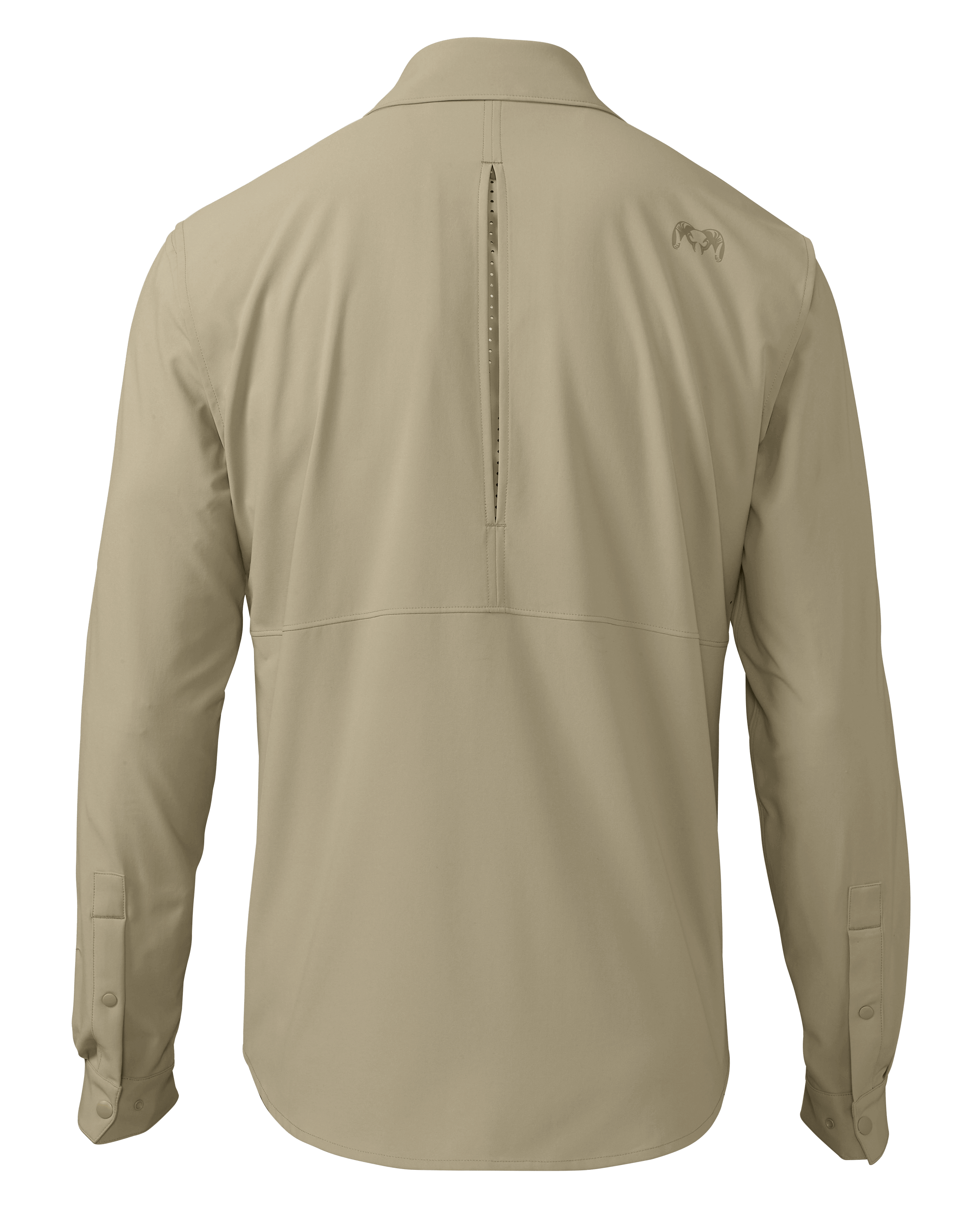 Outlet Mesa Vented LS Snap Shirt | Bone - Image 2