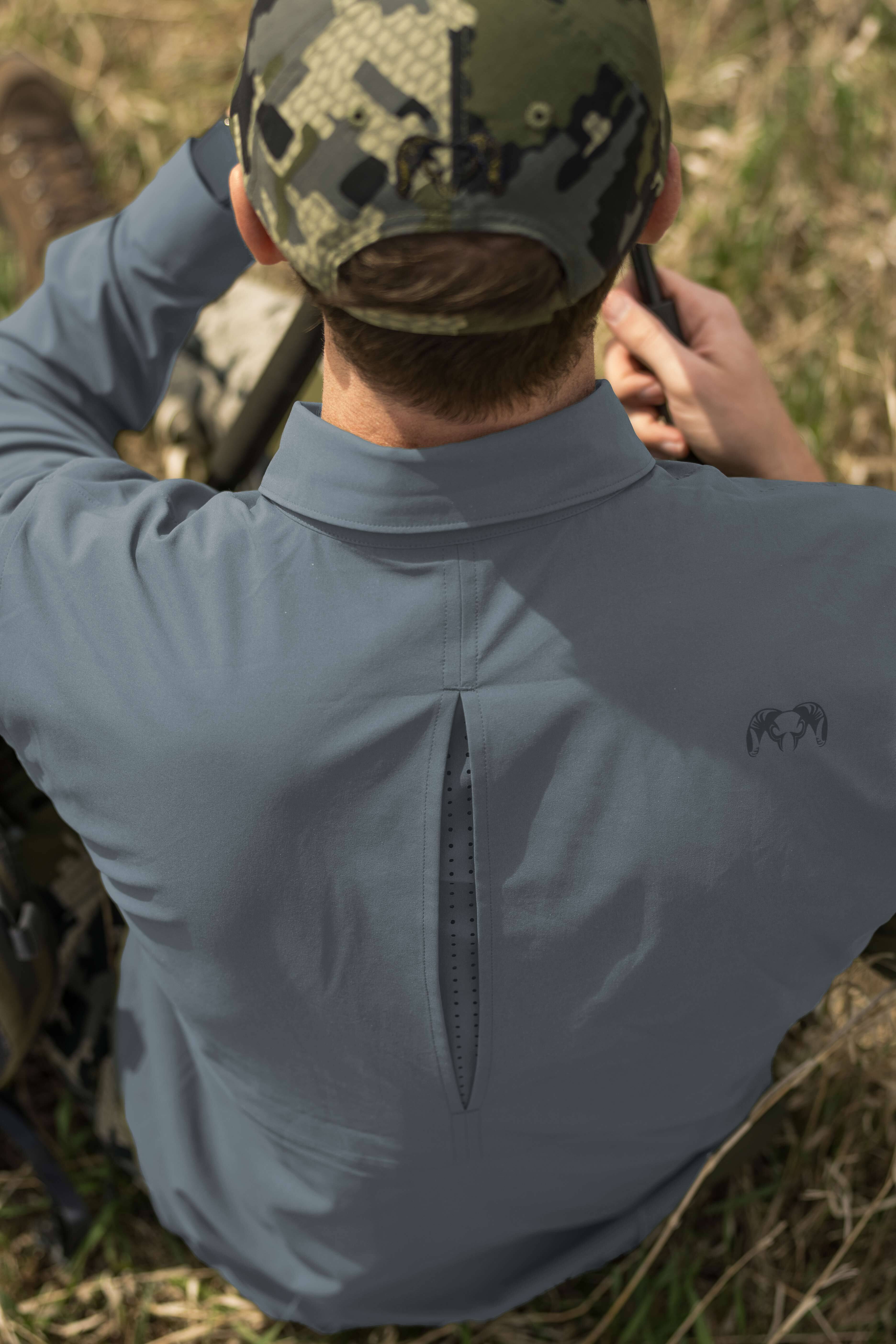 Mesa Vented LS Snap Shirt | Stone - Image 8