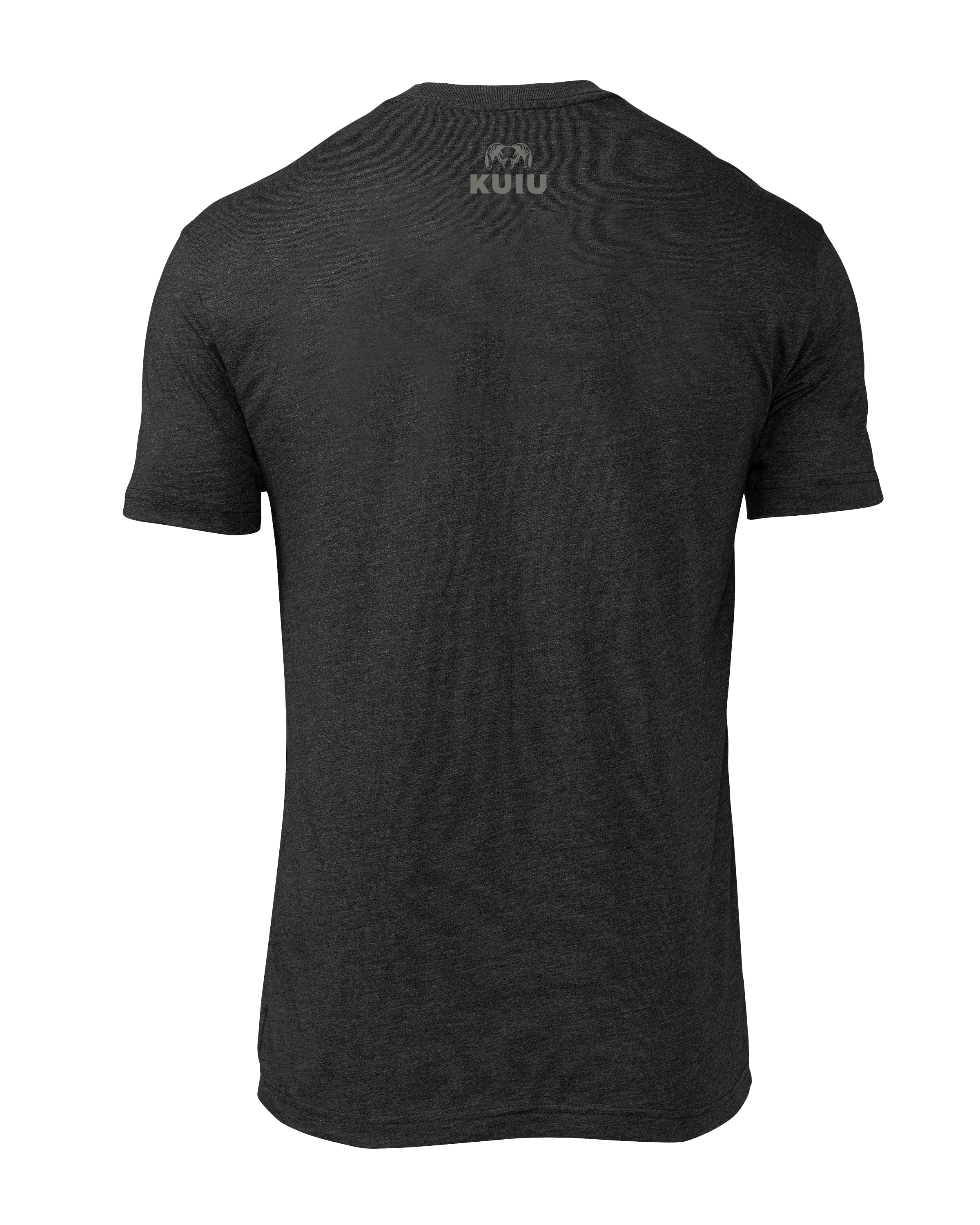 KUIU Topo Block Logo T-Shirt | Charcoal - Image 2