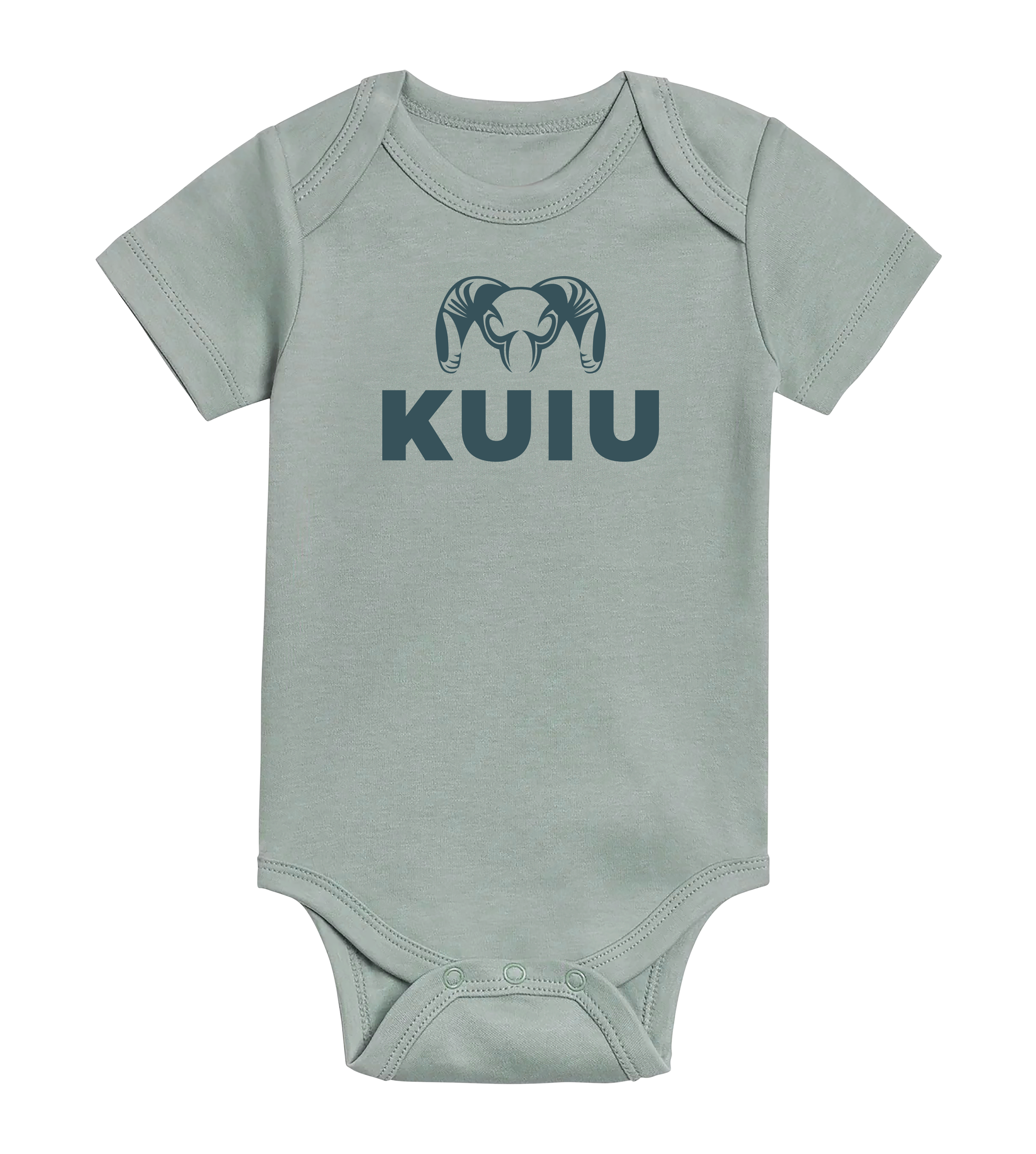 KUIU Stacked Logo Baby One-Piece | Tide