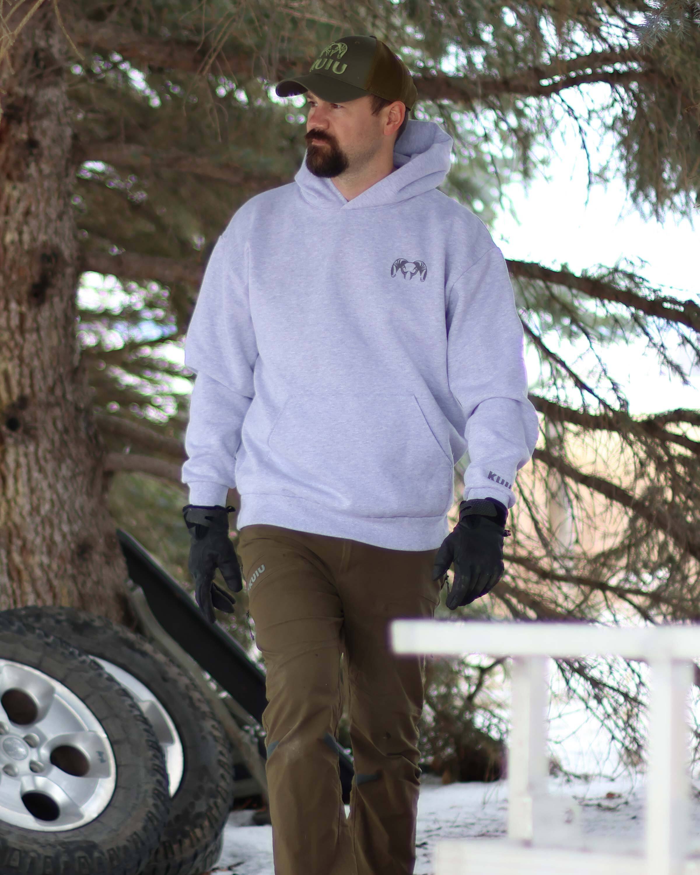 Workgrade Heavyweight Hoodie | Blue - Image 4