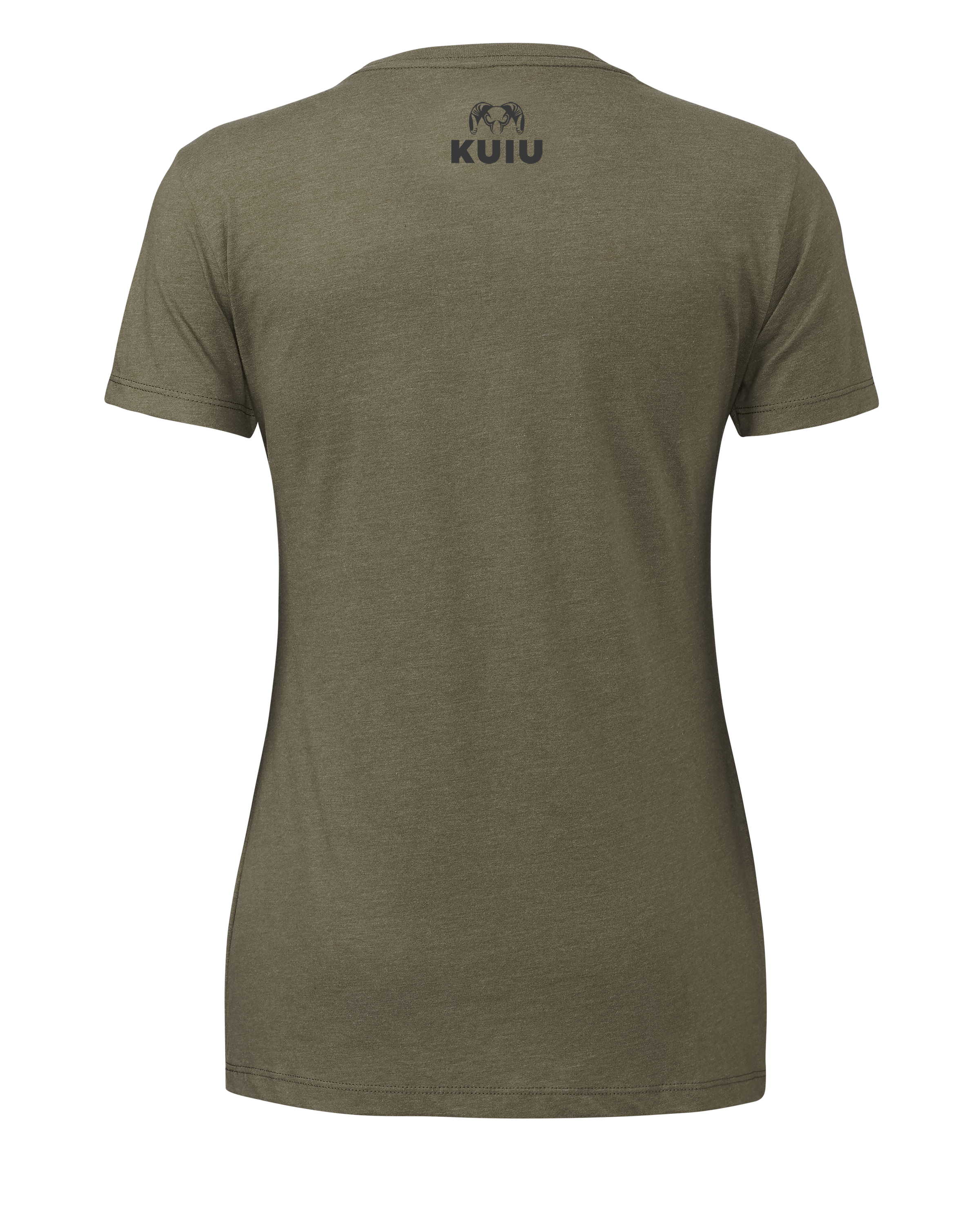 Alternative view of KUIU Women's Topo Here to Hunt T-Shirt | Military Green