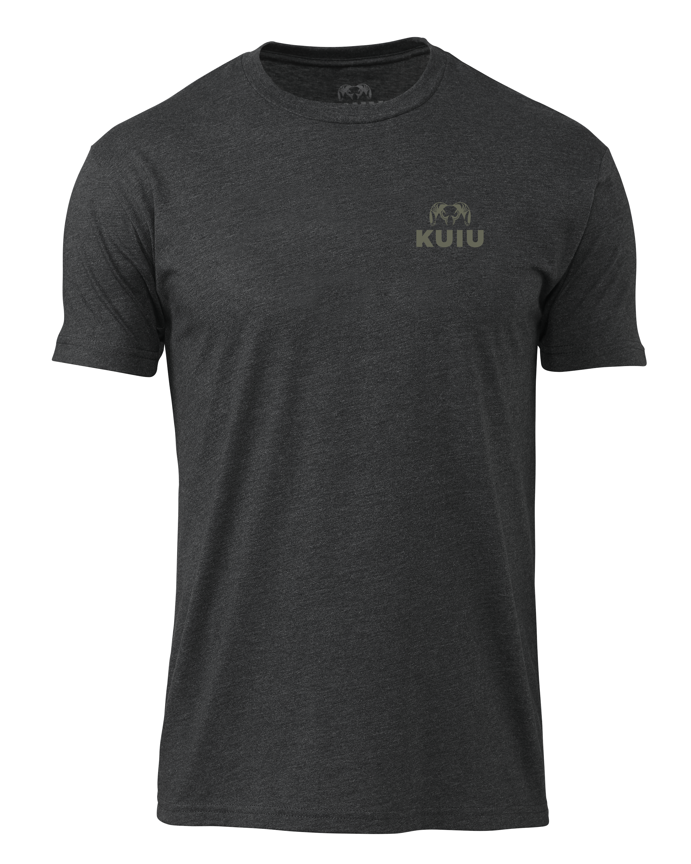KUIU Here to Hunt Back Logo T-Shirt | Charcoal - Image 2