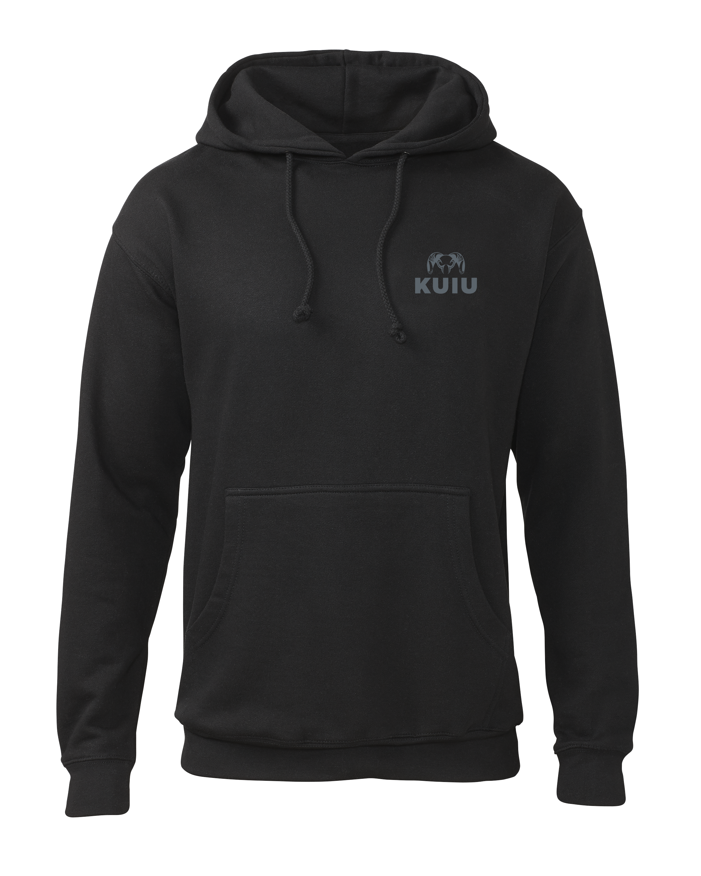 KUIU Topo Back Logo Hoodie | Black - Image 2