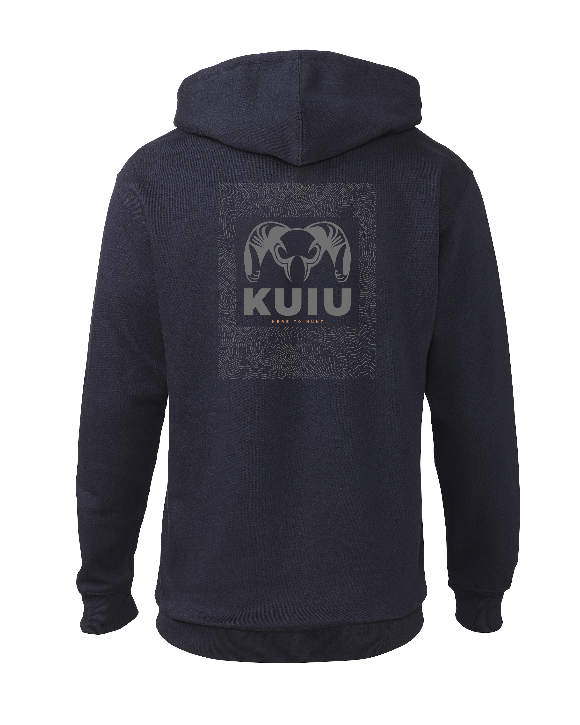 KUIU Topo Back Logo Hoodie | Navy