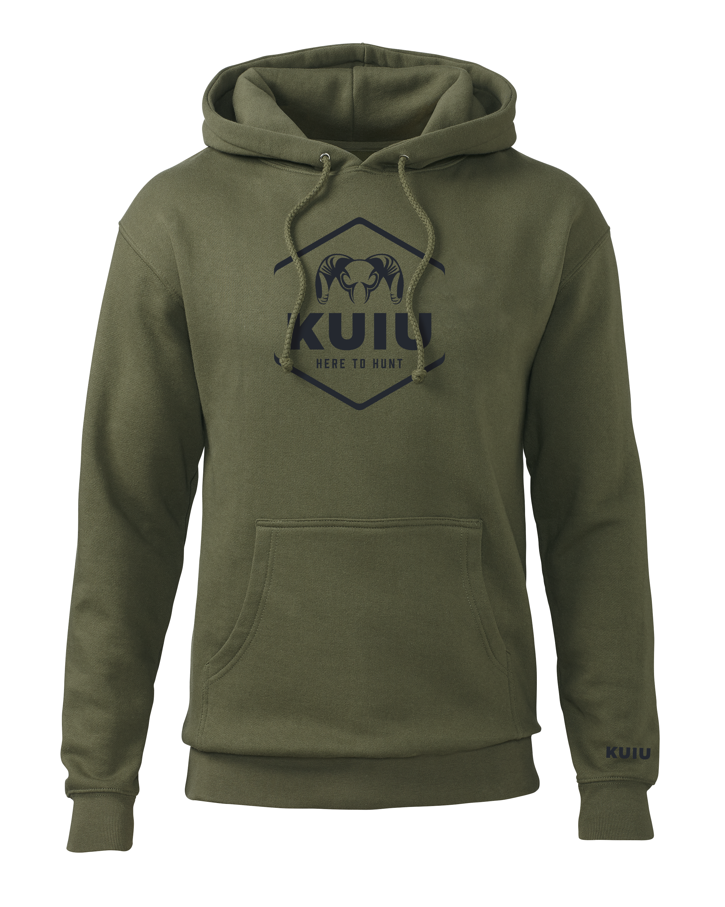 KUIU Stacked Here to Hunt Hoodie | Army
