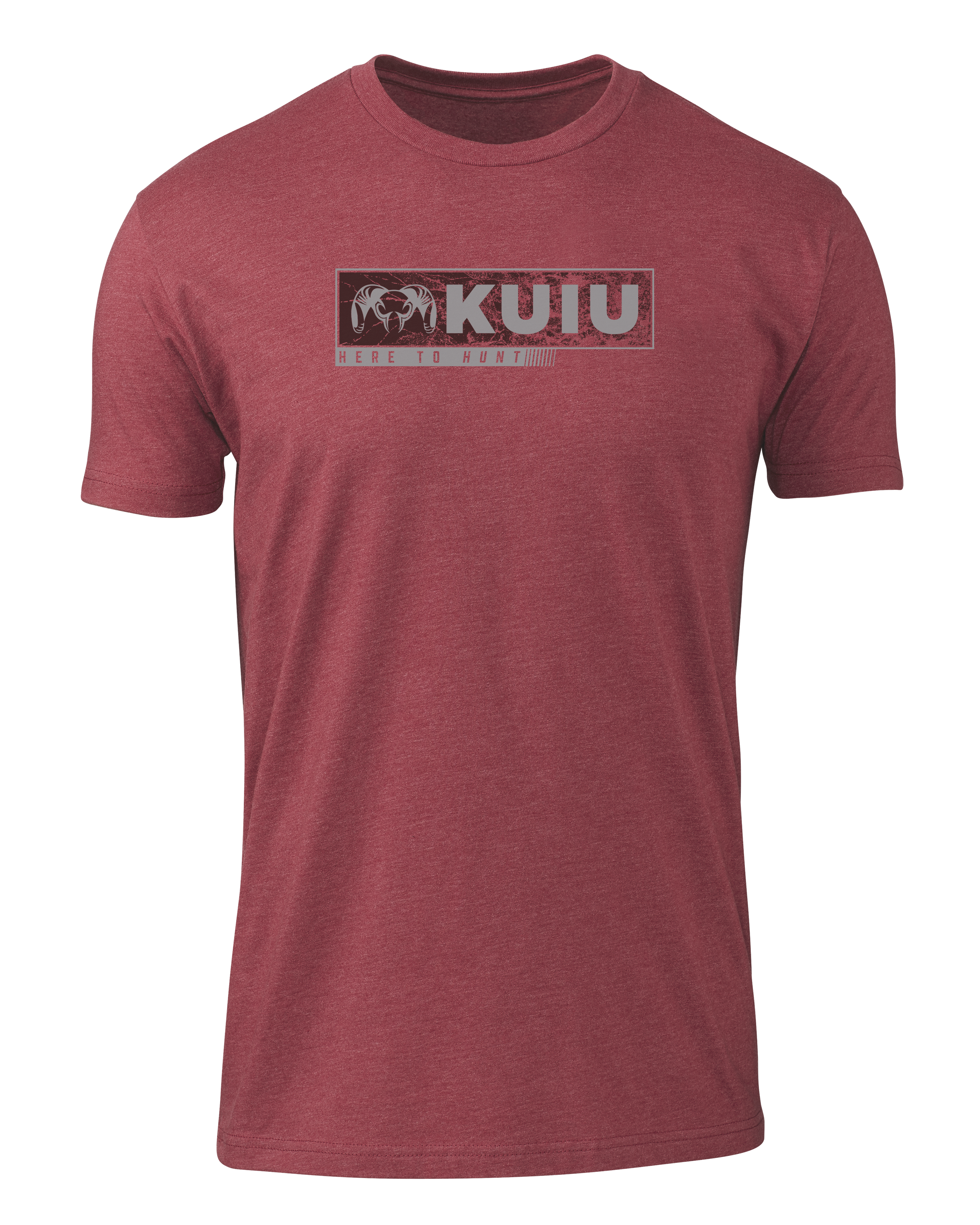 KUIU Here to Hunt Gritstone T-Shirt | Cardinal