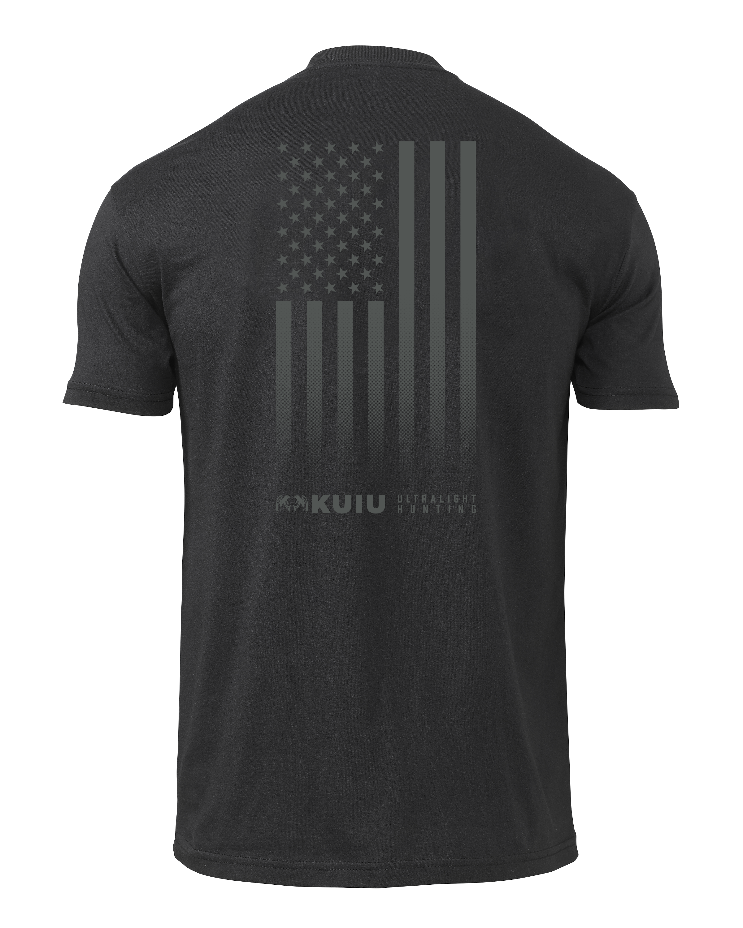 KUIU Vertical Flag Logo T-Shirt | Black