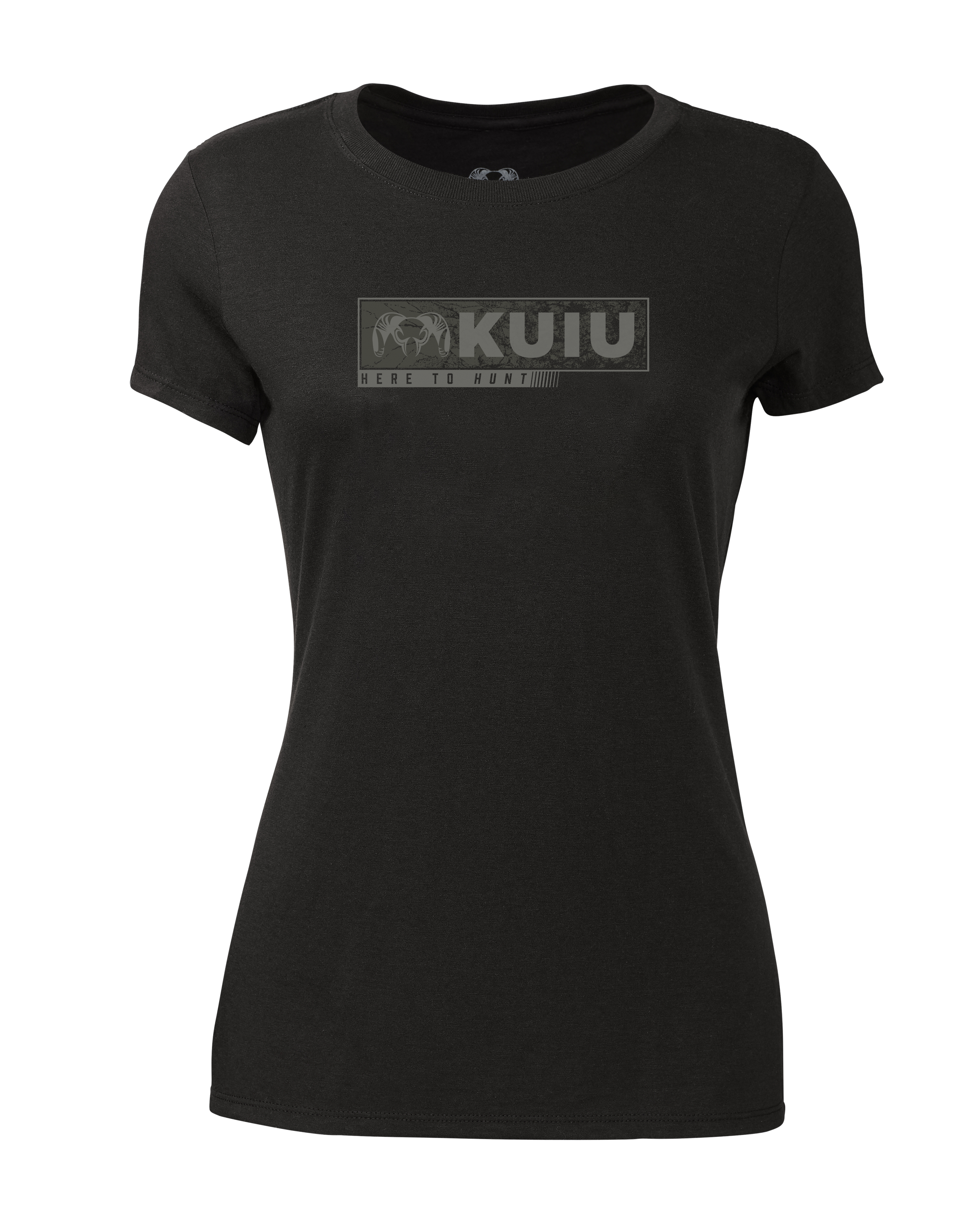 Women's Here to Hunt Gritstone T-Shirt | Black