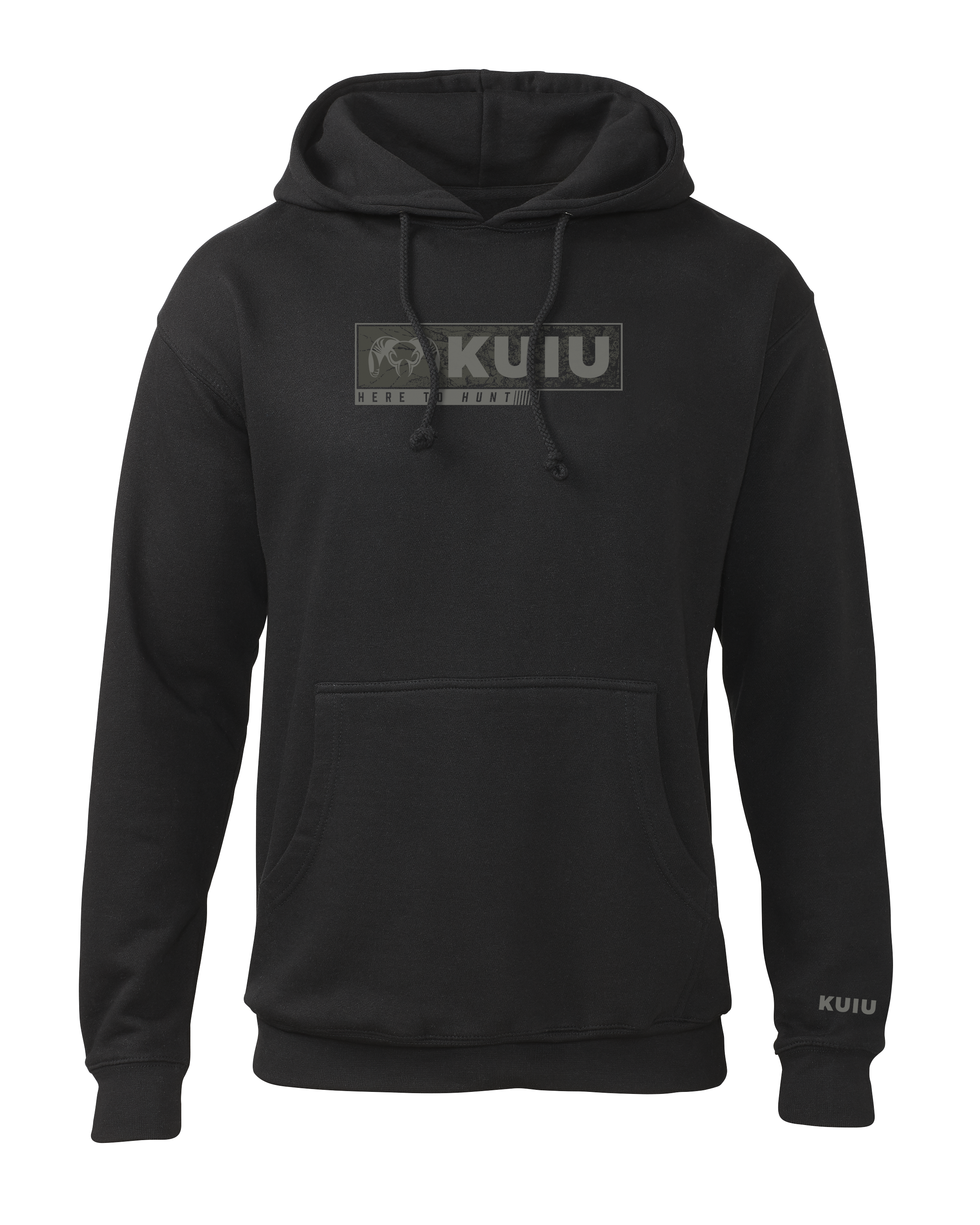KUIU Here to Hunt Gritstone Hoodie | Black