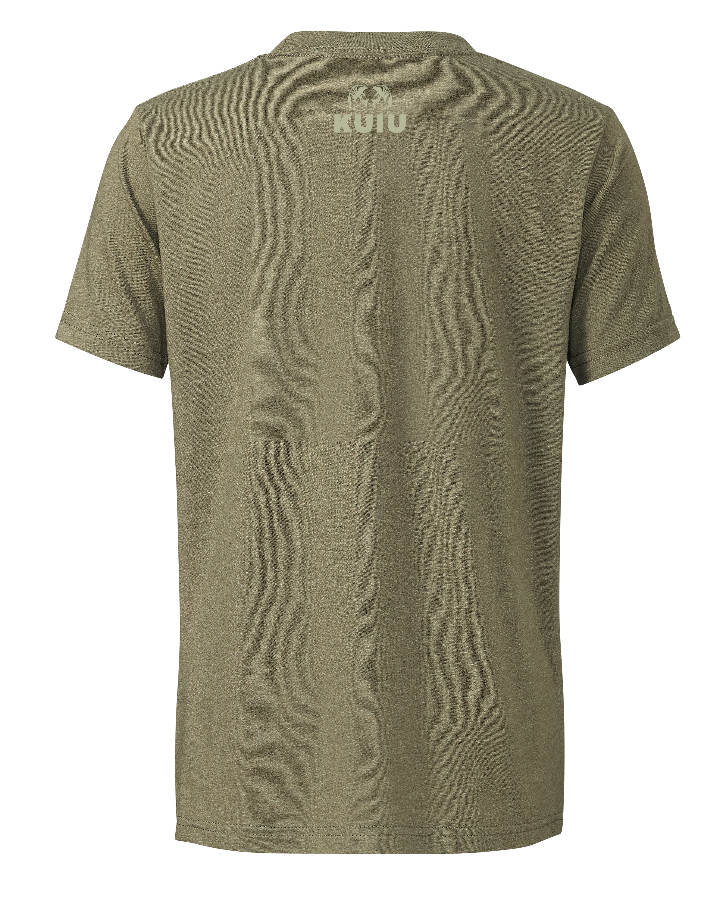 Alternative view of Youth Here to Hunt Logo T-Shirt | Military Green