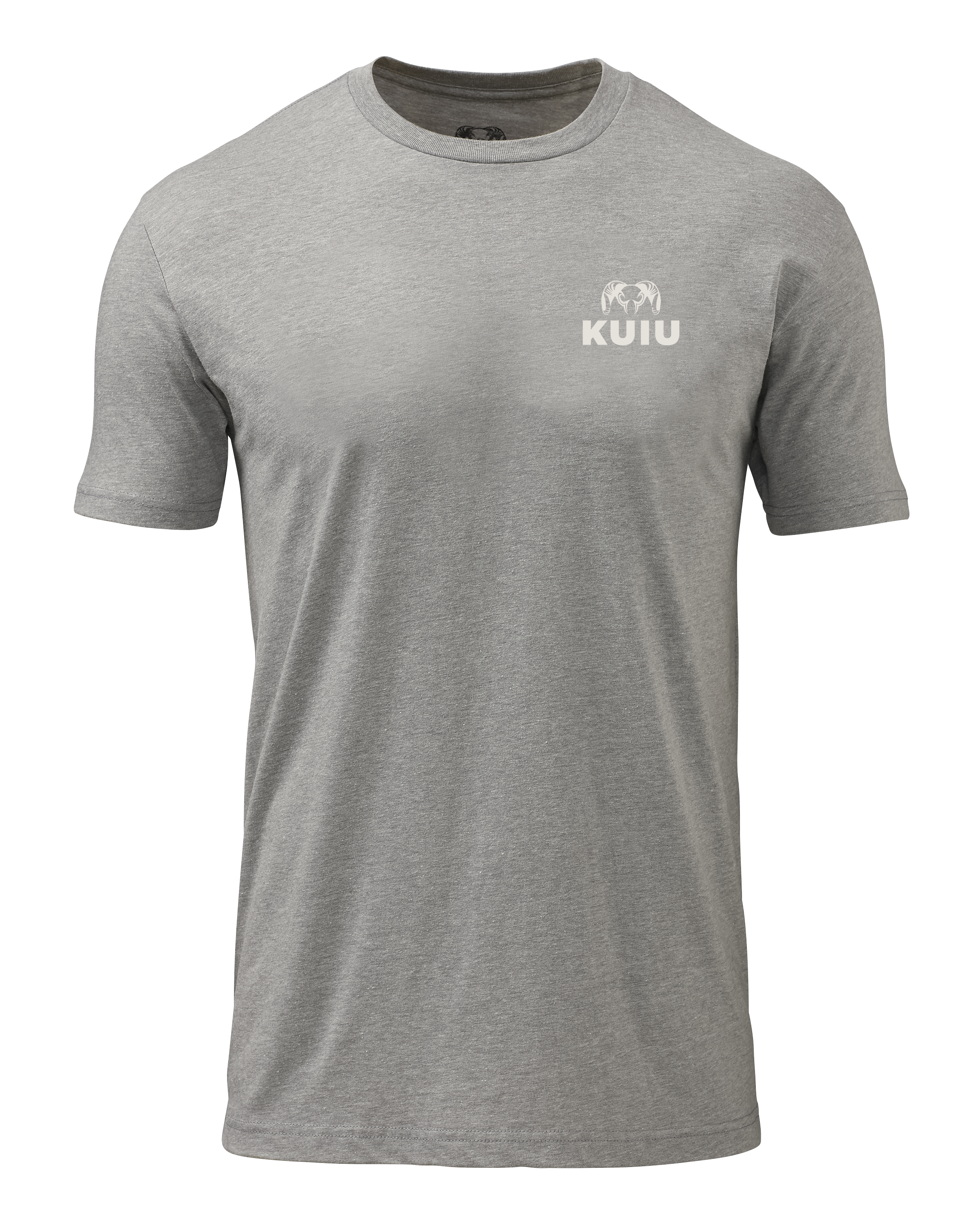 KUIU Retro Flag Fade T-Shirt | Heather Grey - Image 2