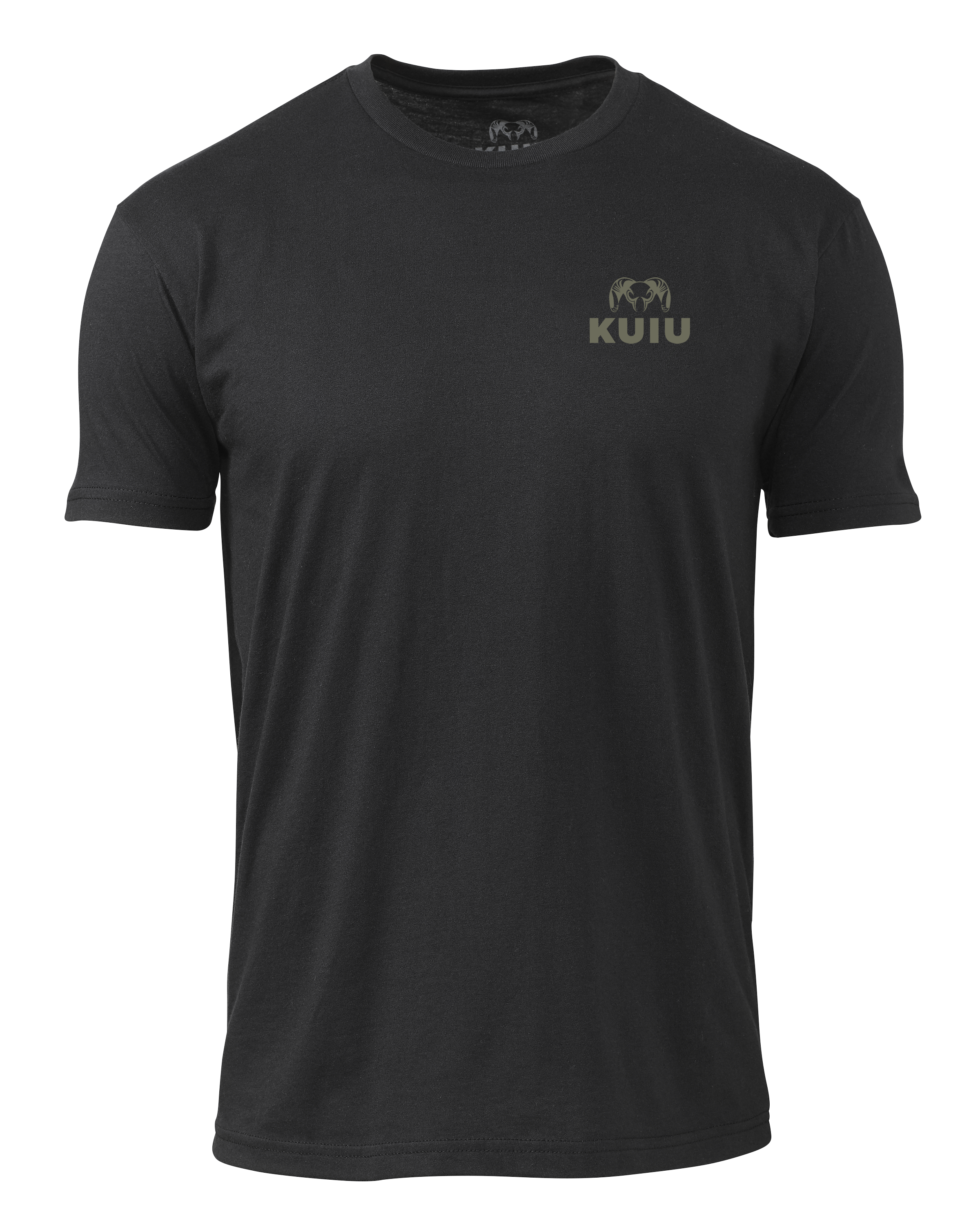 KUIU Solid Flag Fade T-Shirt | Black - Image 2