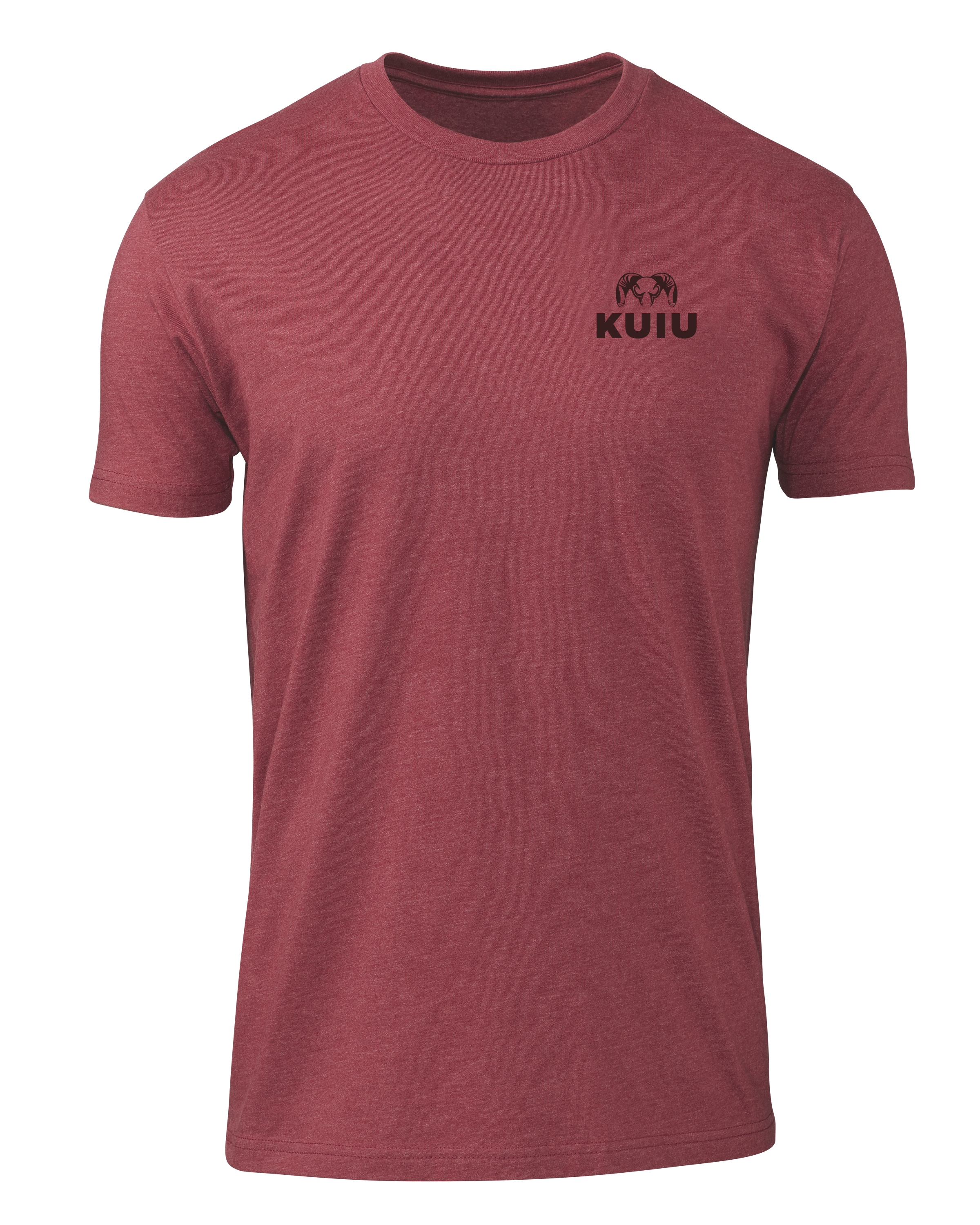 KUIU Solid Flag Fade T-Shirt | Cardinal - Image 2