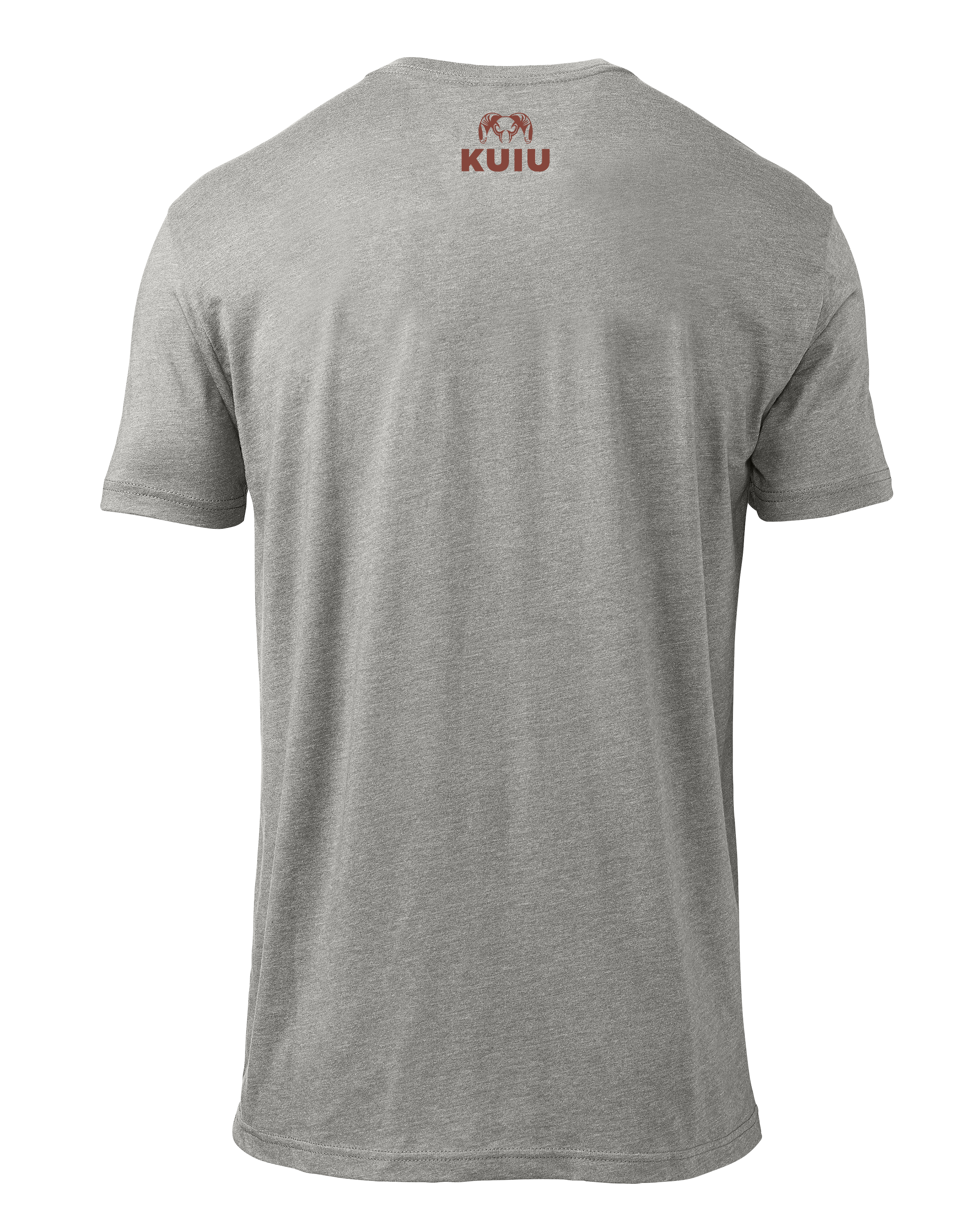 KUIU Ram Flag T-Shirt | Heather Grey - Image 2