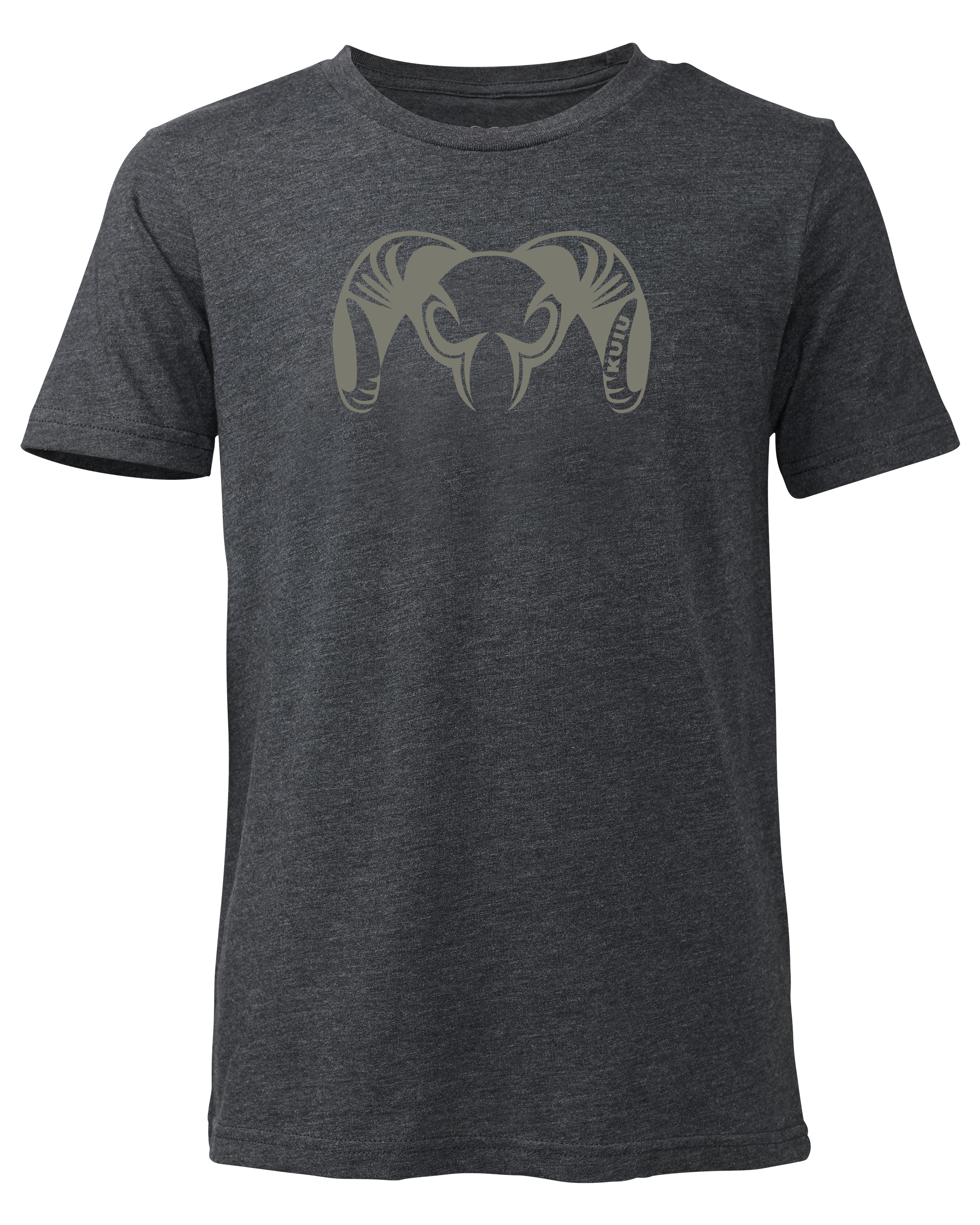 Youth Engraved Ram T-Shirt | Charcoal