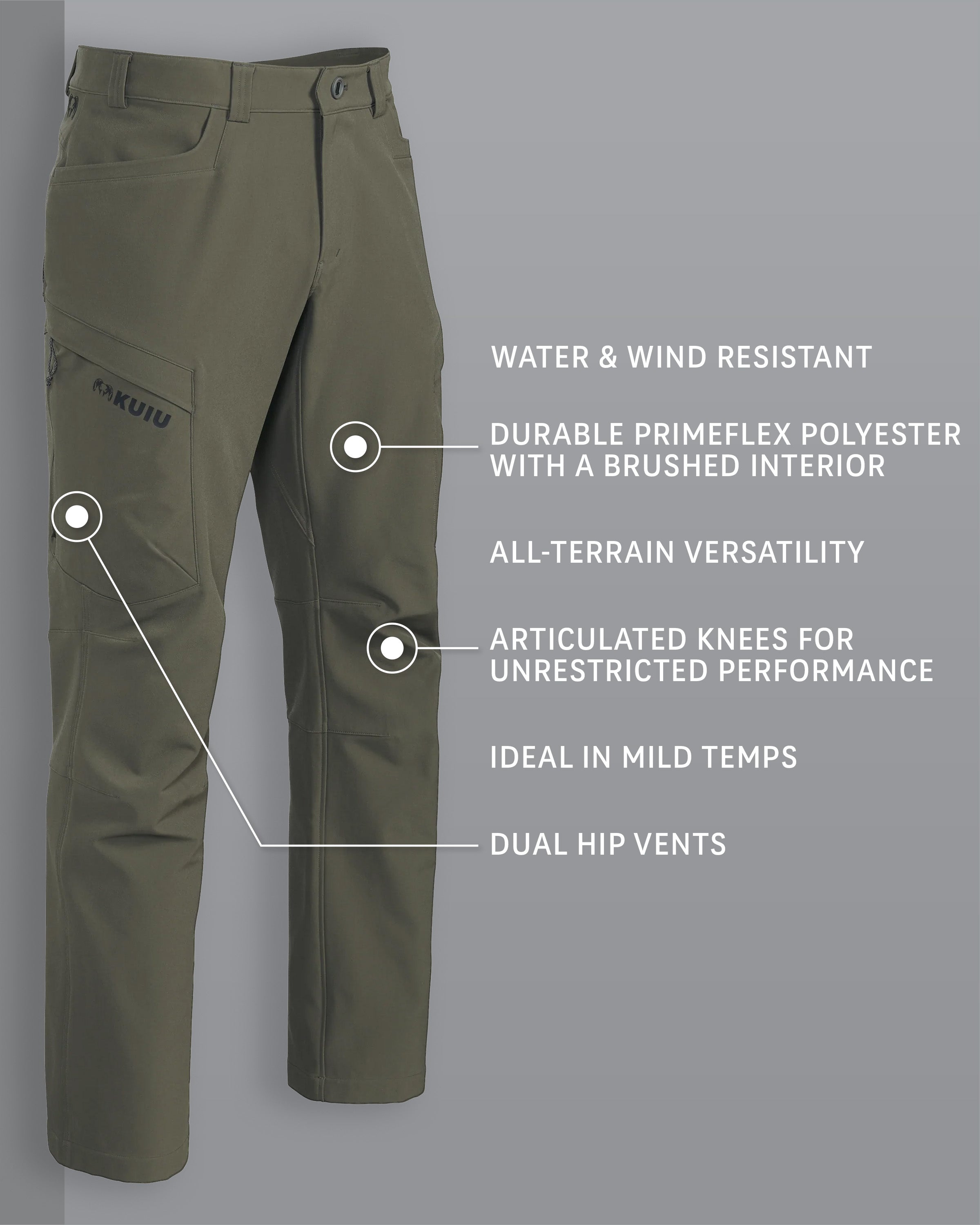 Alternative view of Attack Pant | Ash