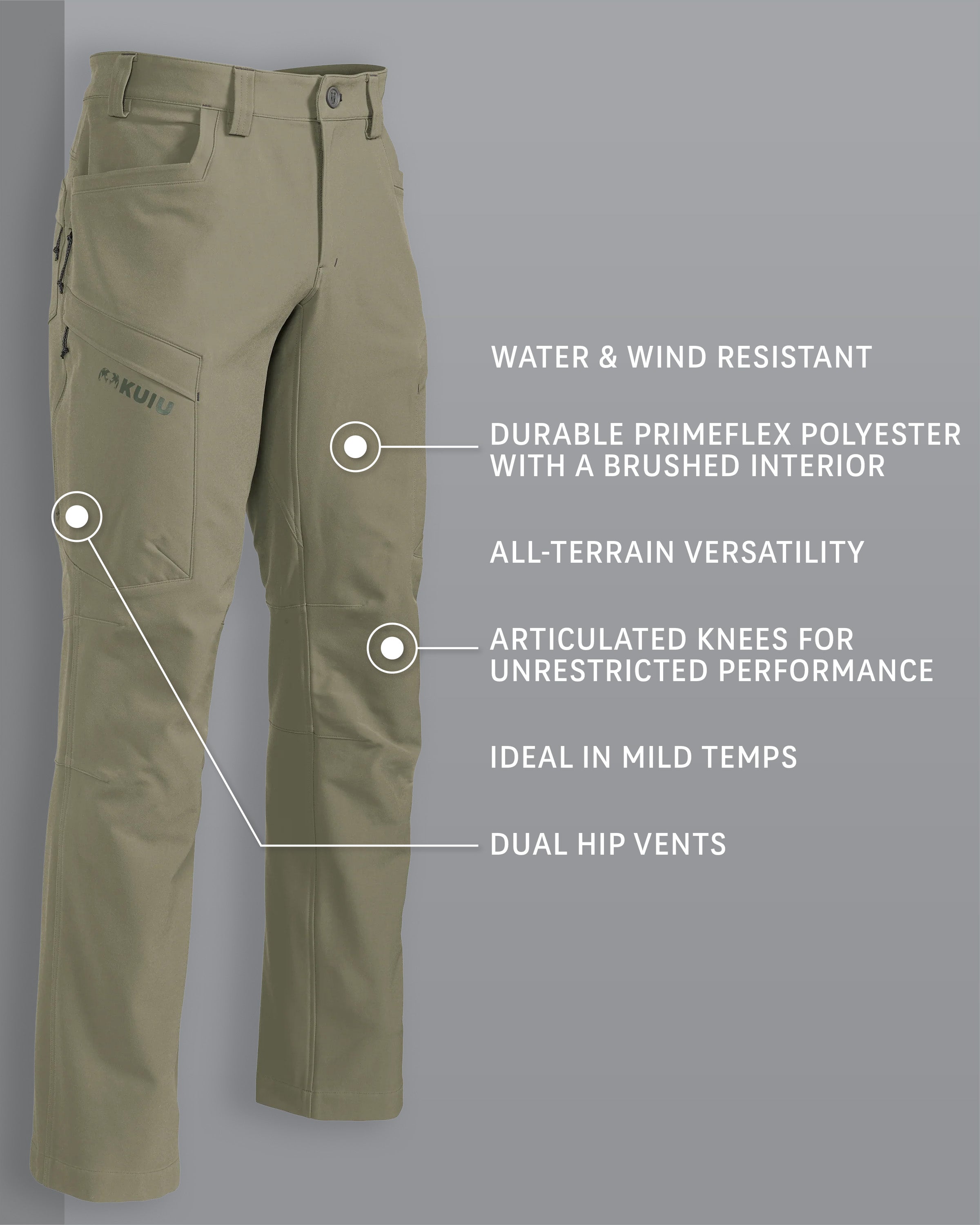 Alternative view of Attack Pant | Khaki