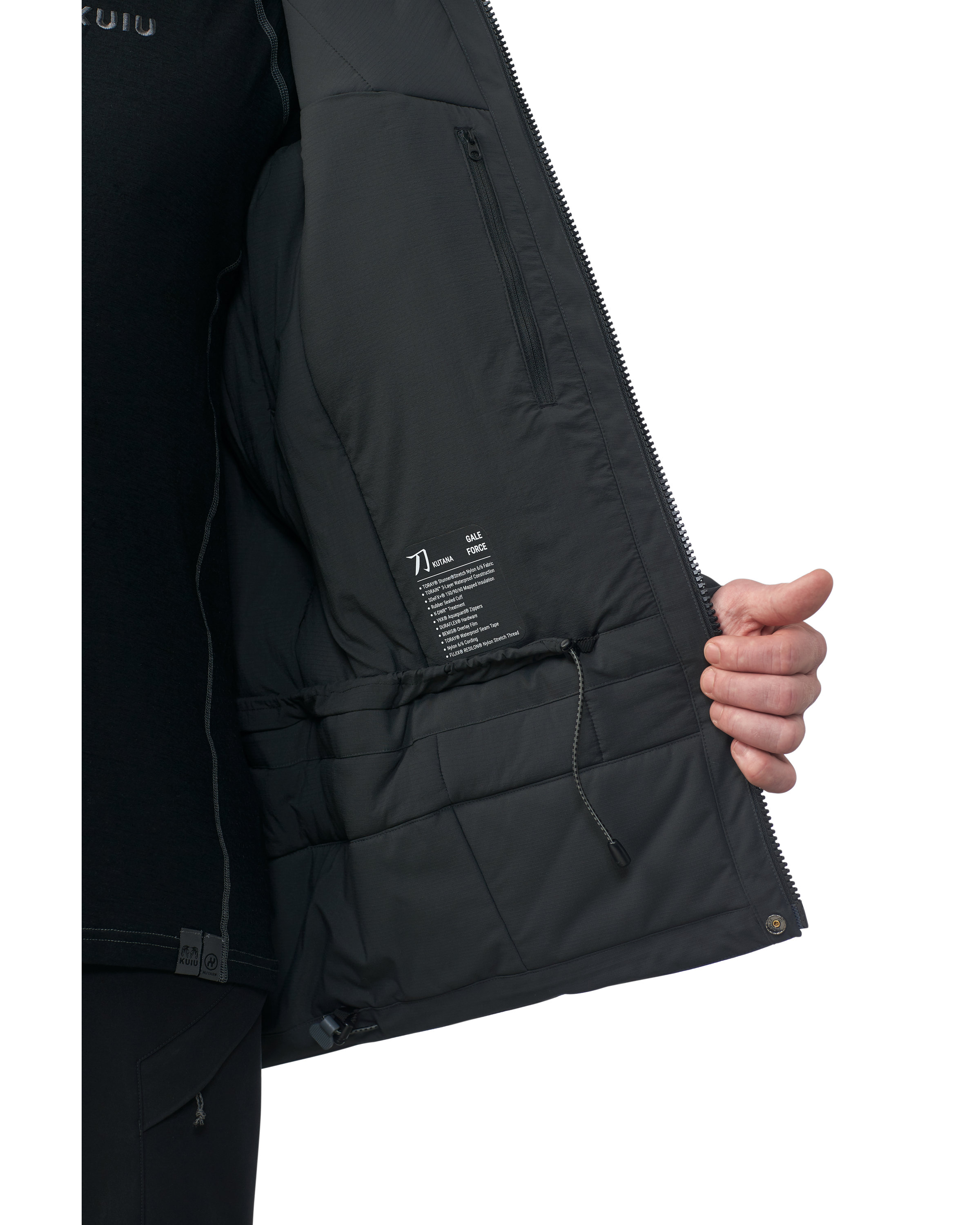 KUIU Kutana Gale Force Hooded Jacket | Gunmetal - Image 8