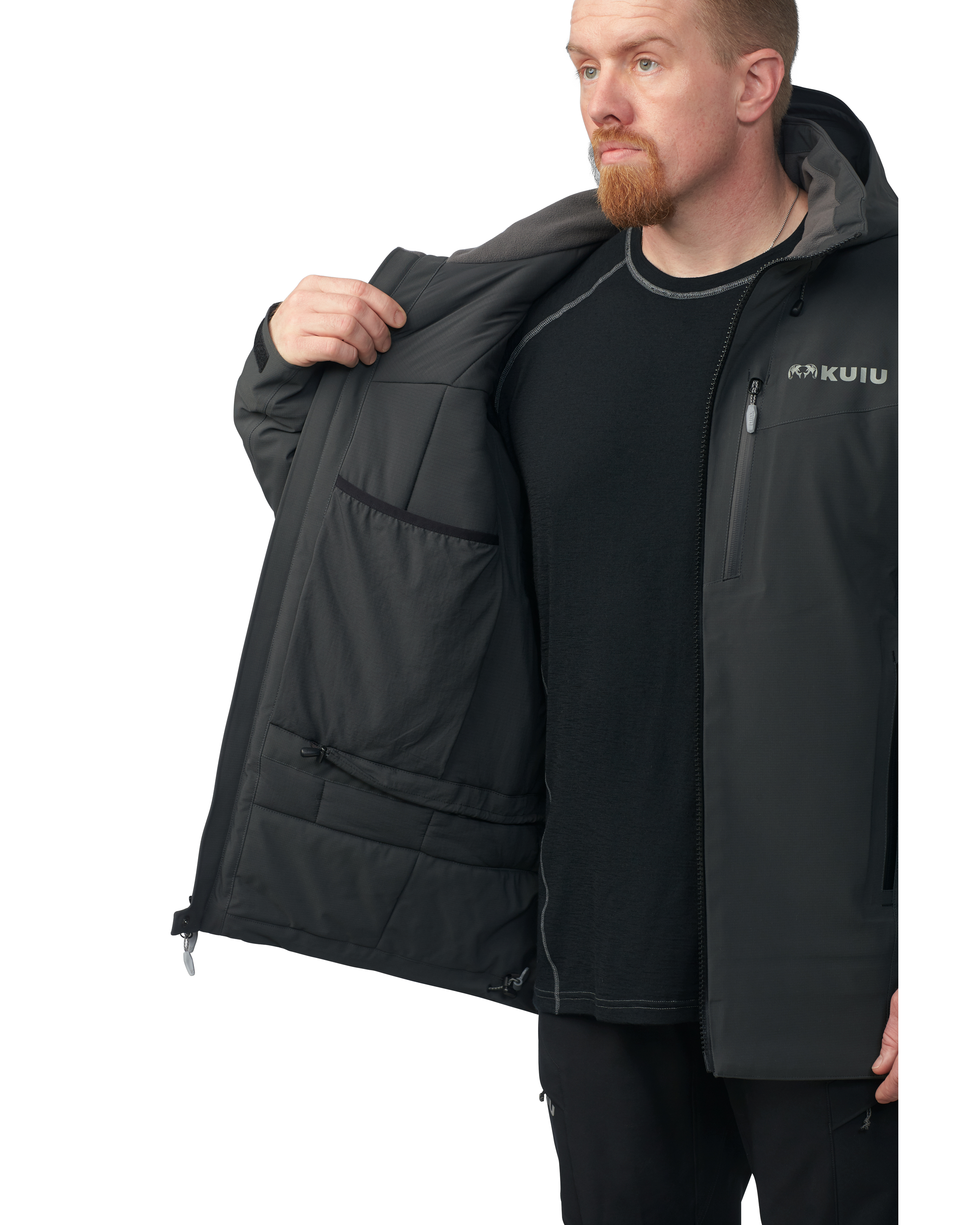 KUIU Kutana Gale Force Hooded Jacket | Gunmetal - Image 11