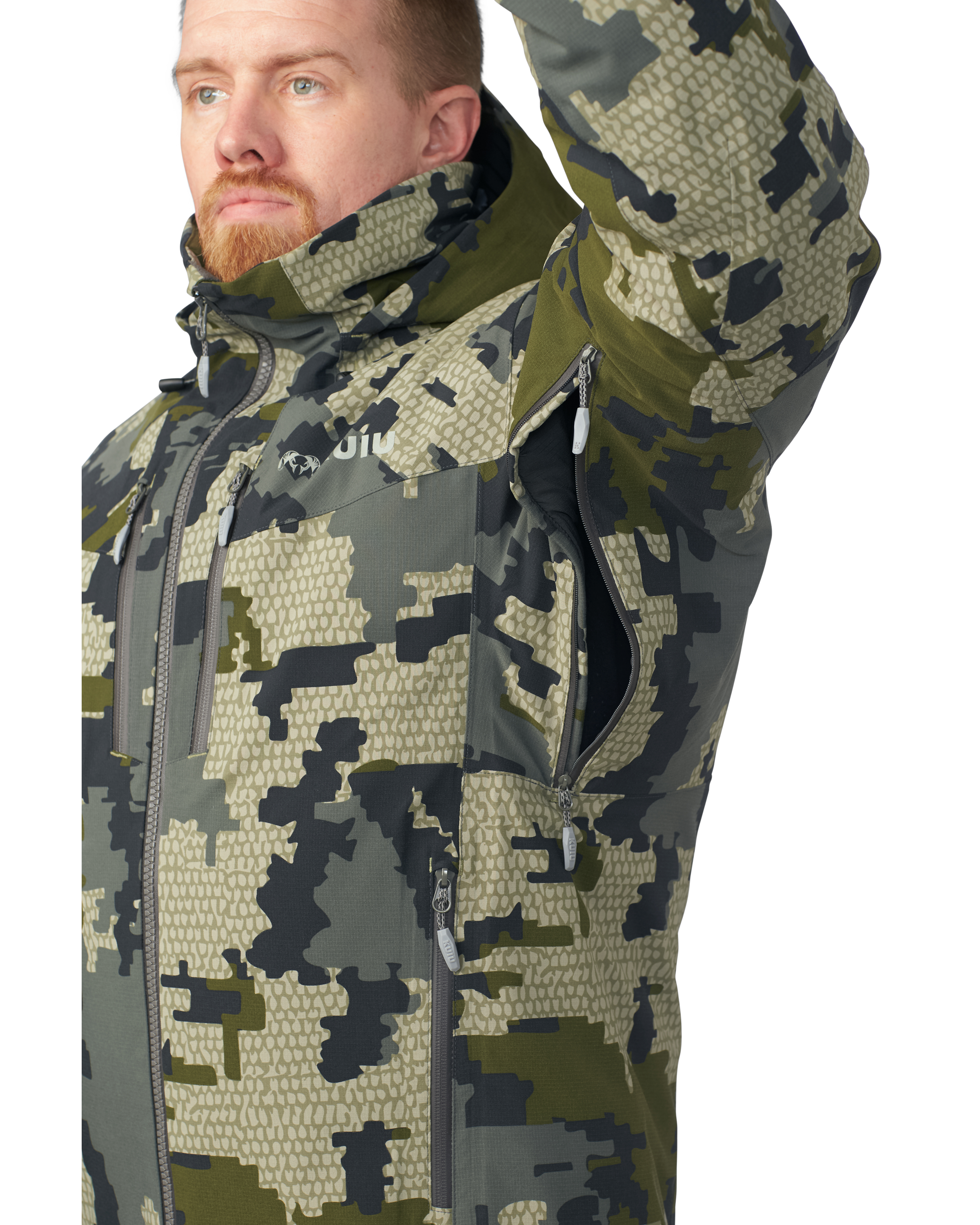 KUIU Kutana Gale Force Hooded Jacket | Verde - Image 3