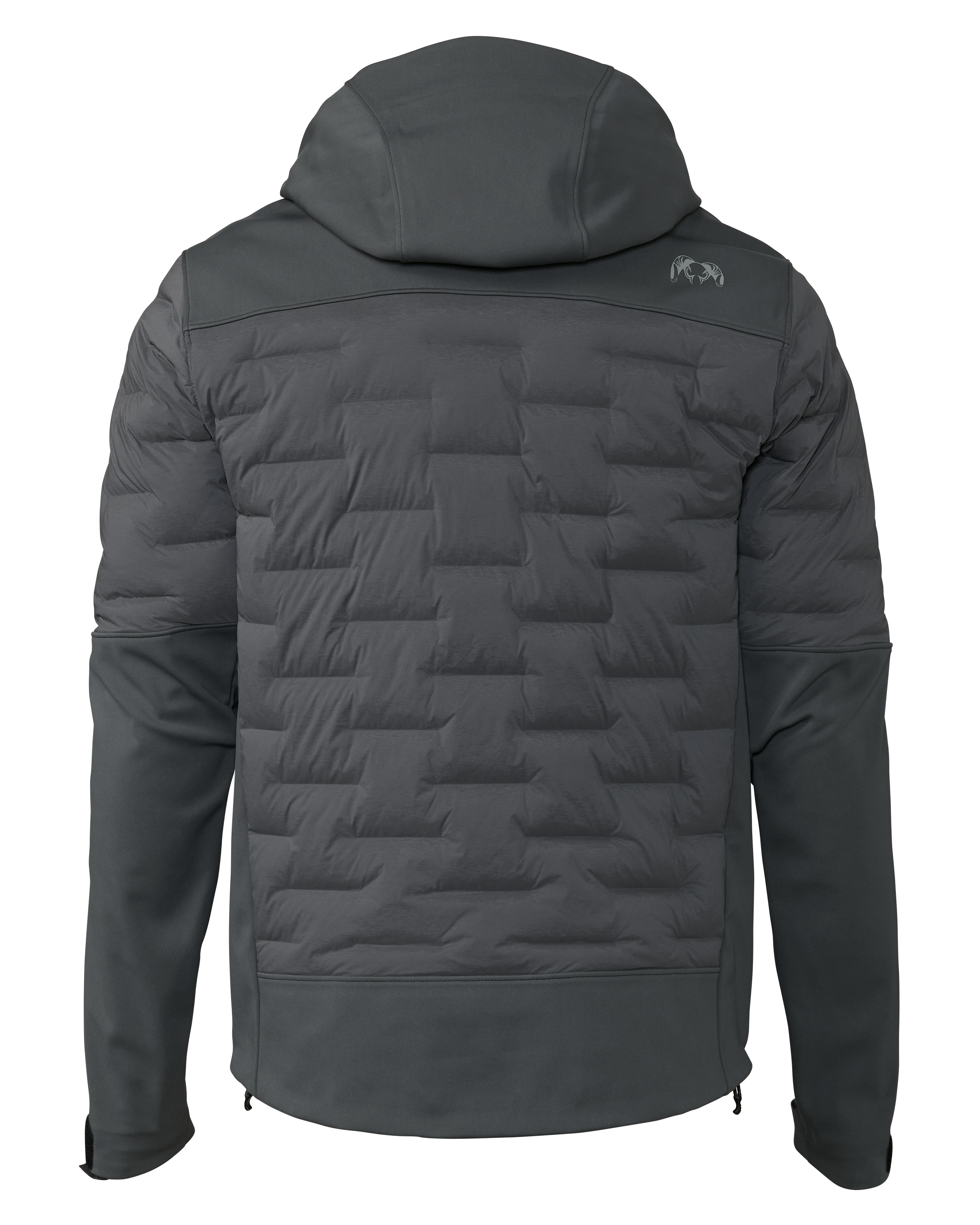 Alternative view of Axis Thermal Hybrid Hooded Jacket | Gunmetal