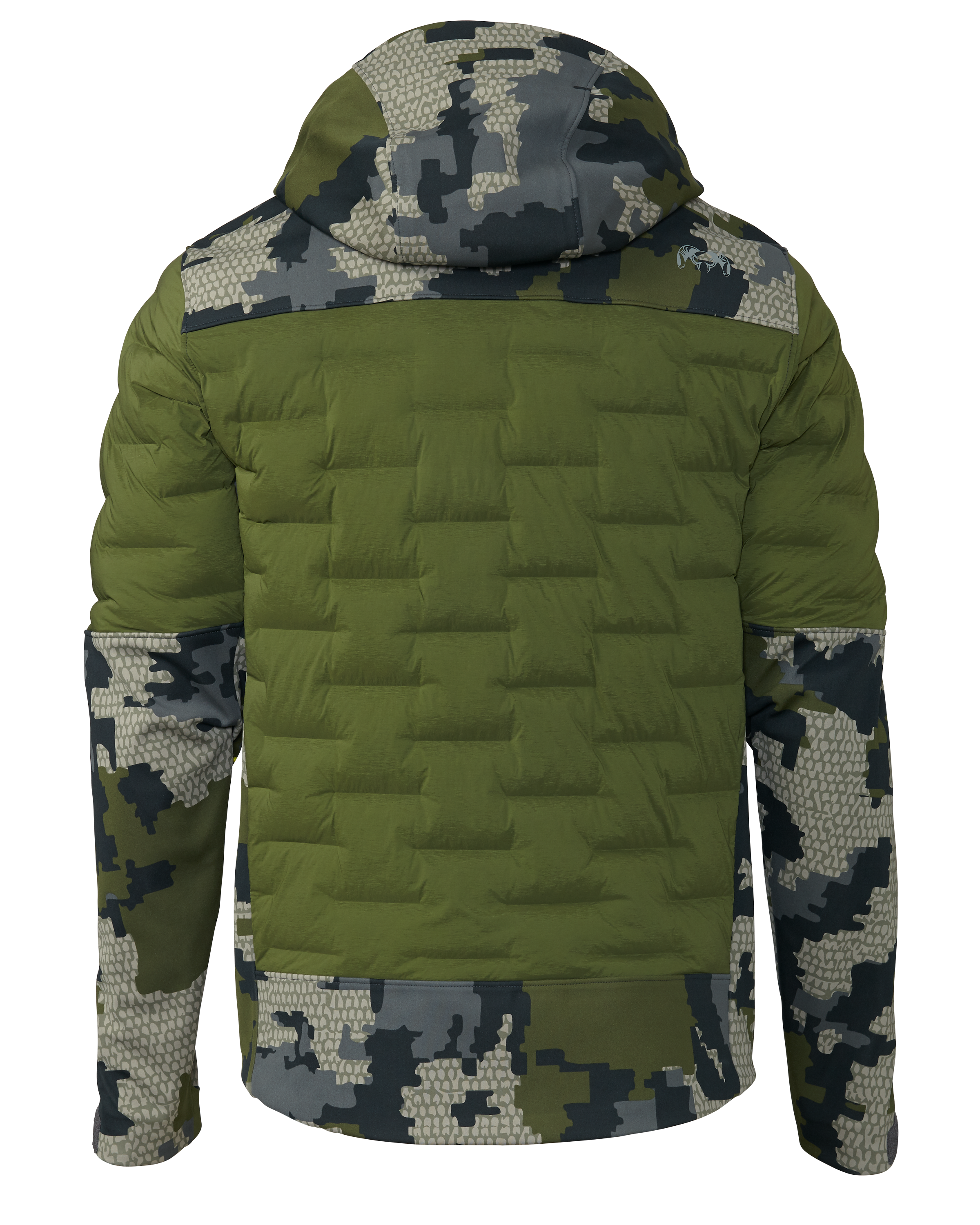 Alternative view of Axis Thermal Hybrid Hooded Jacket | Verde