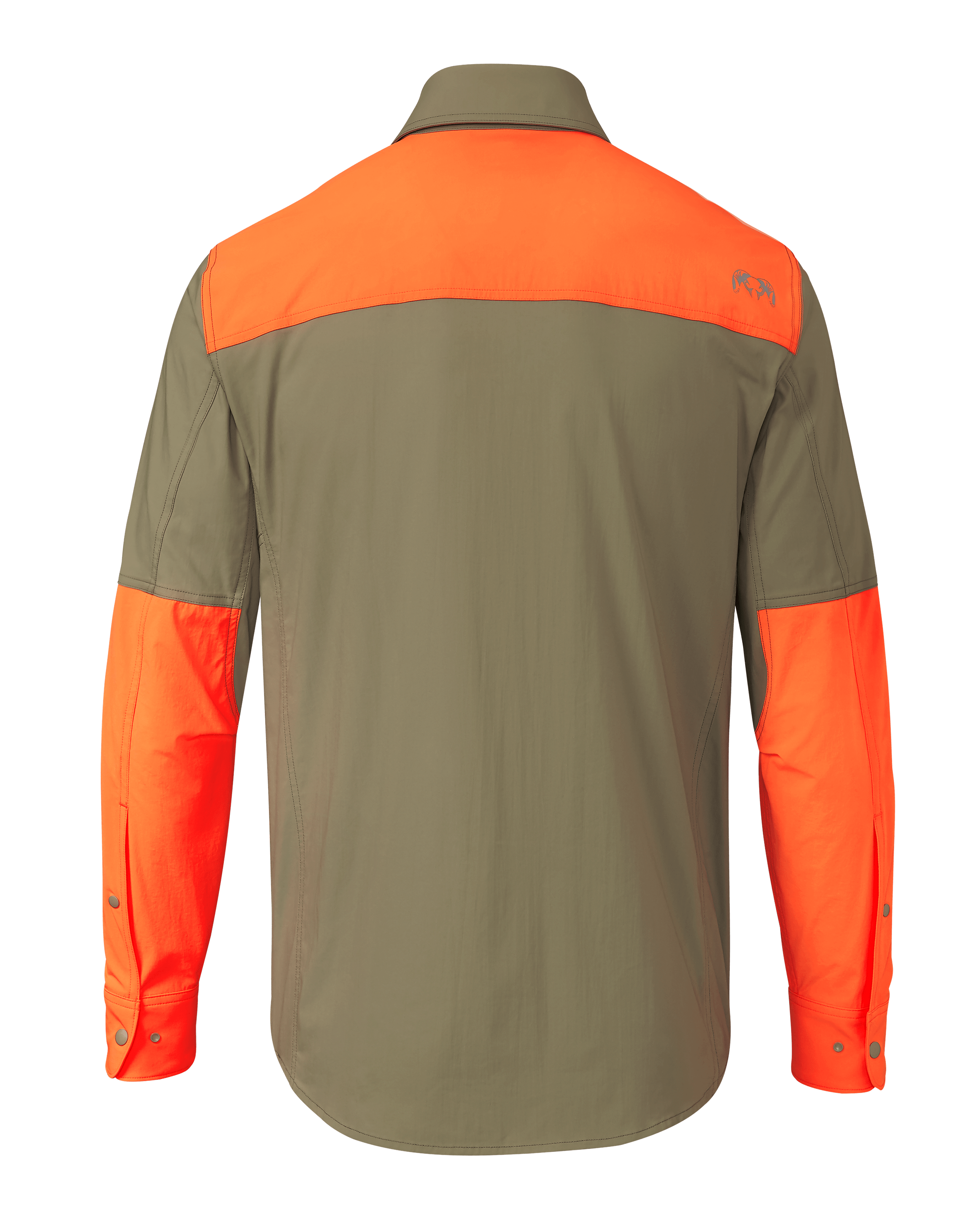 Alternative view of Upland Sporter Shirt | Khaki/Blaze Orange