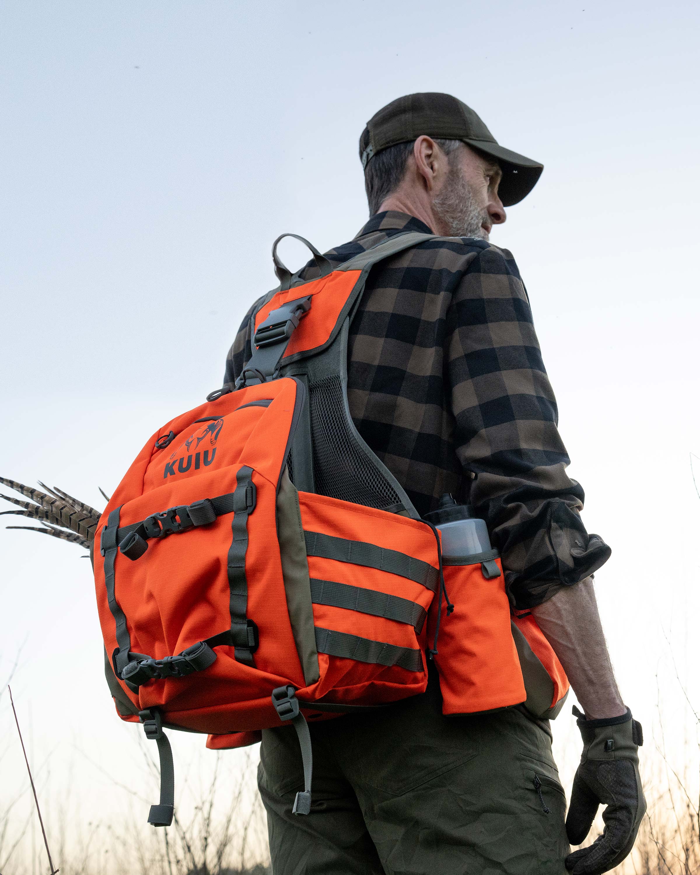Upland Field Vest | Blaze Orange - Image 10