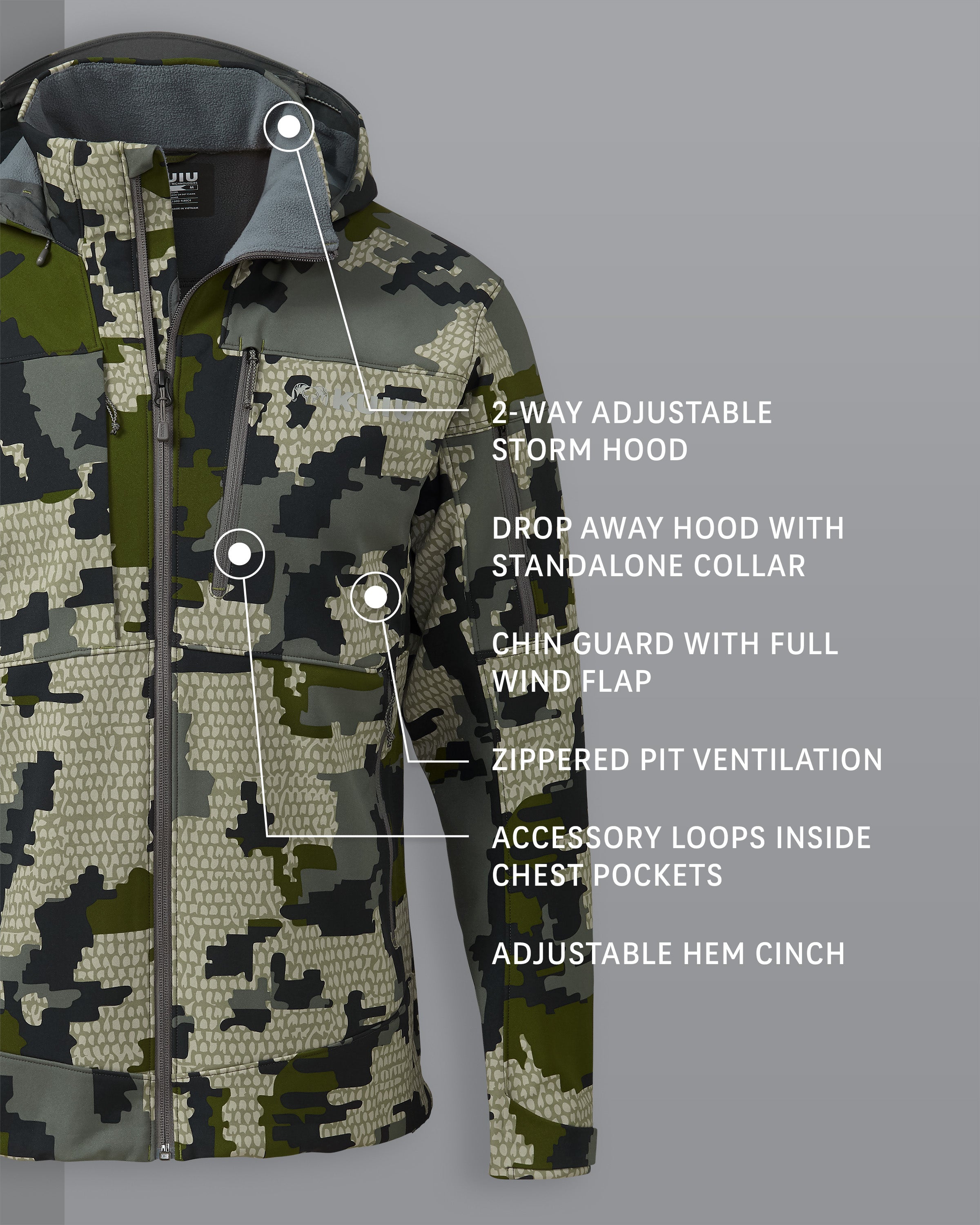 Alternative view of Guide PRO Hooded Jacket | Verde