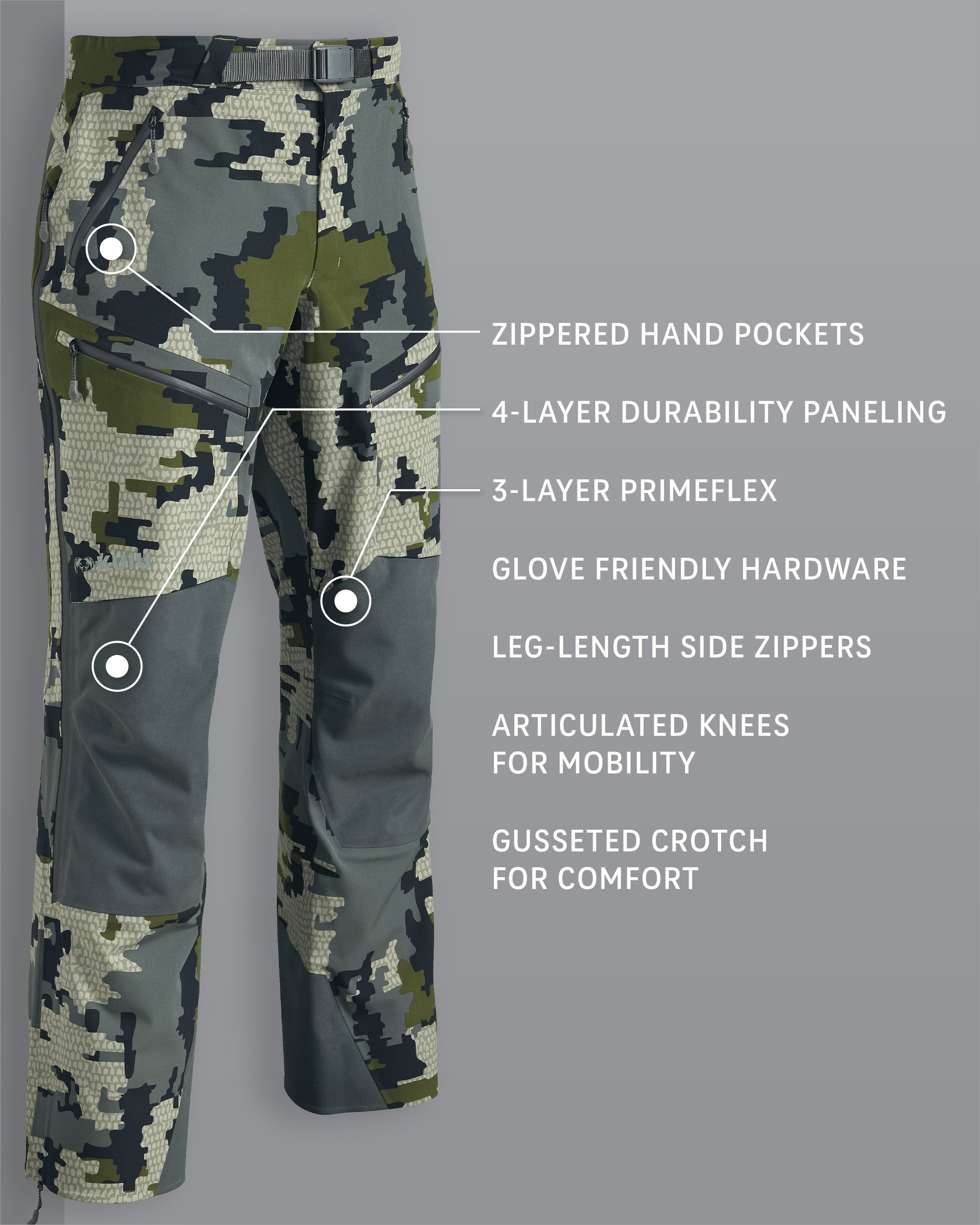 Alternative view of Yukon TR Rain Pant | Verde