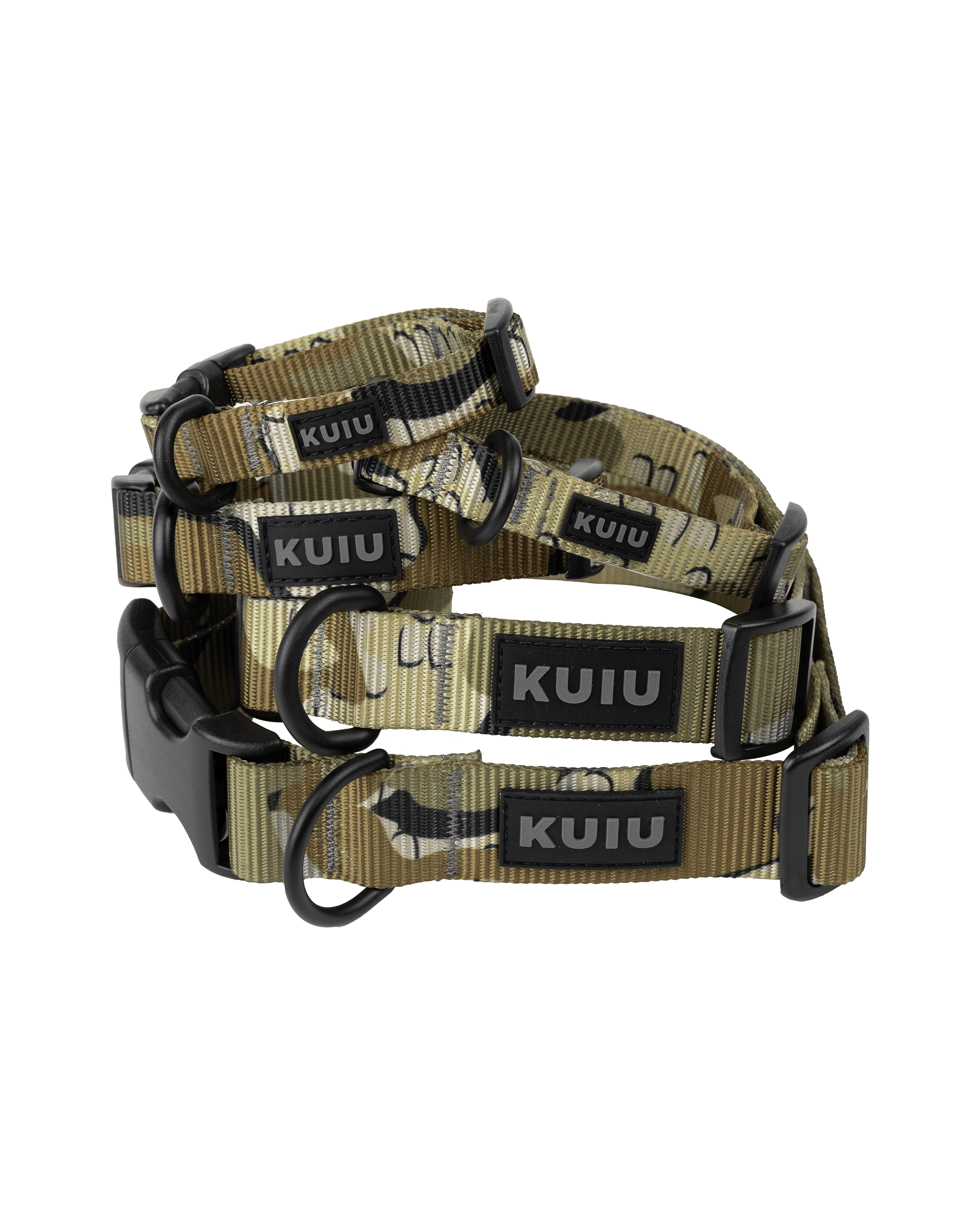 Alternative view of Camo Webbing Dog Collar | Valo