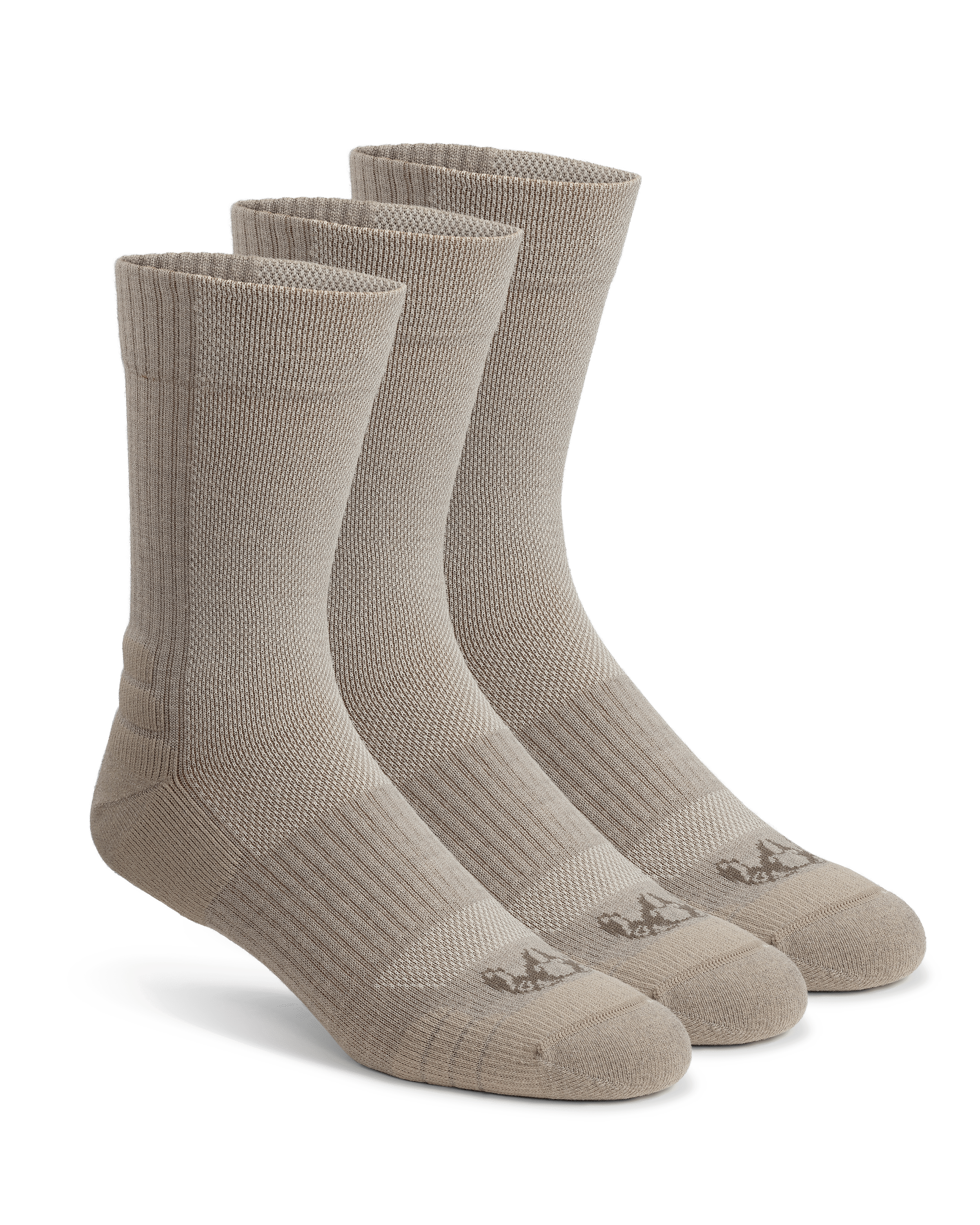 Merino Lightweight Performance Sock 3-Pair Pack | Khaki