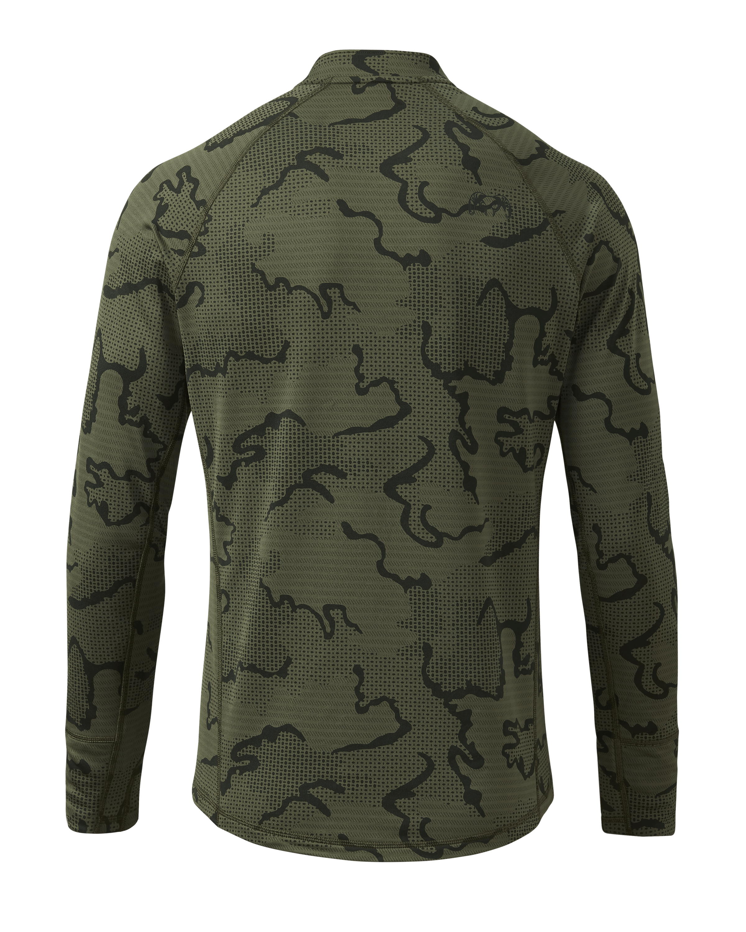 Alternative view of Ridgepoint Fleece Henley | Olive Tonal