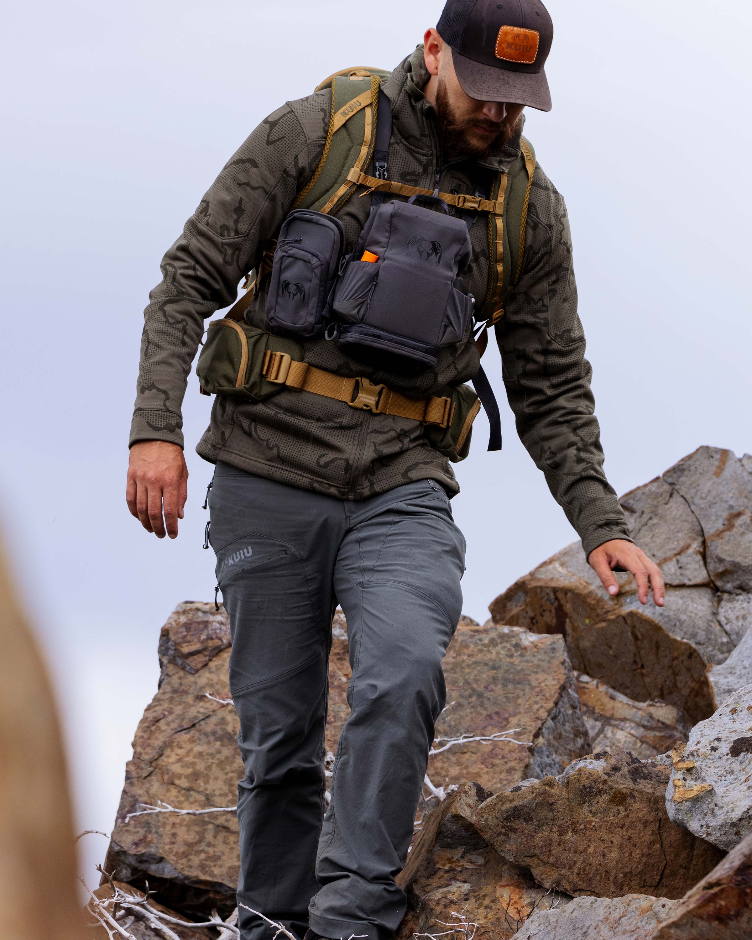 Ridgepoint Fleece Hoodie | Ash Tonal - Image 5