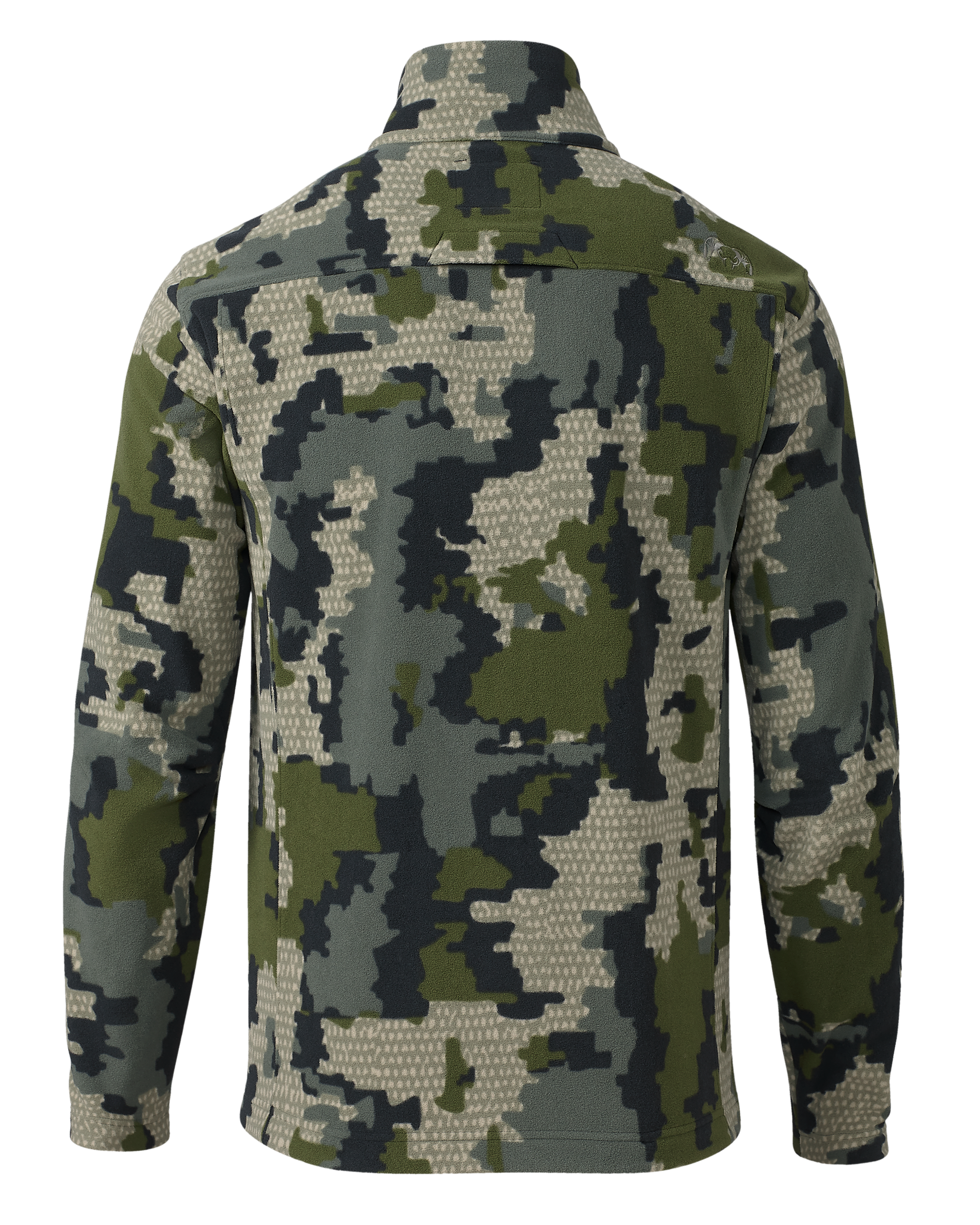Alternative view of Border Fleece Full Zip | Verde