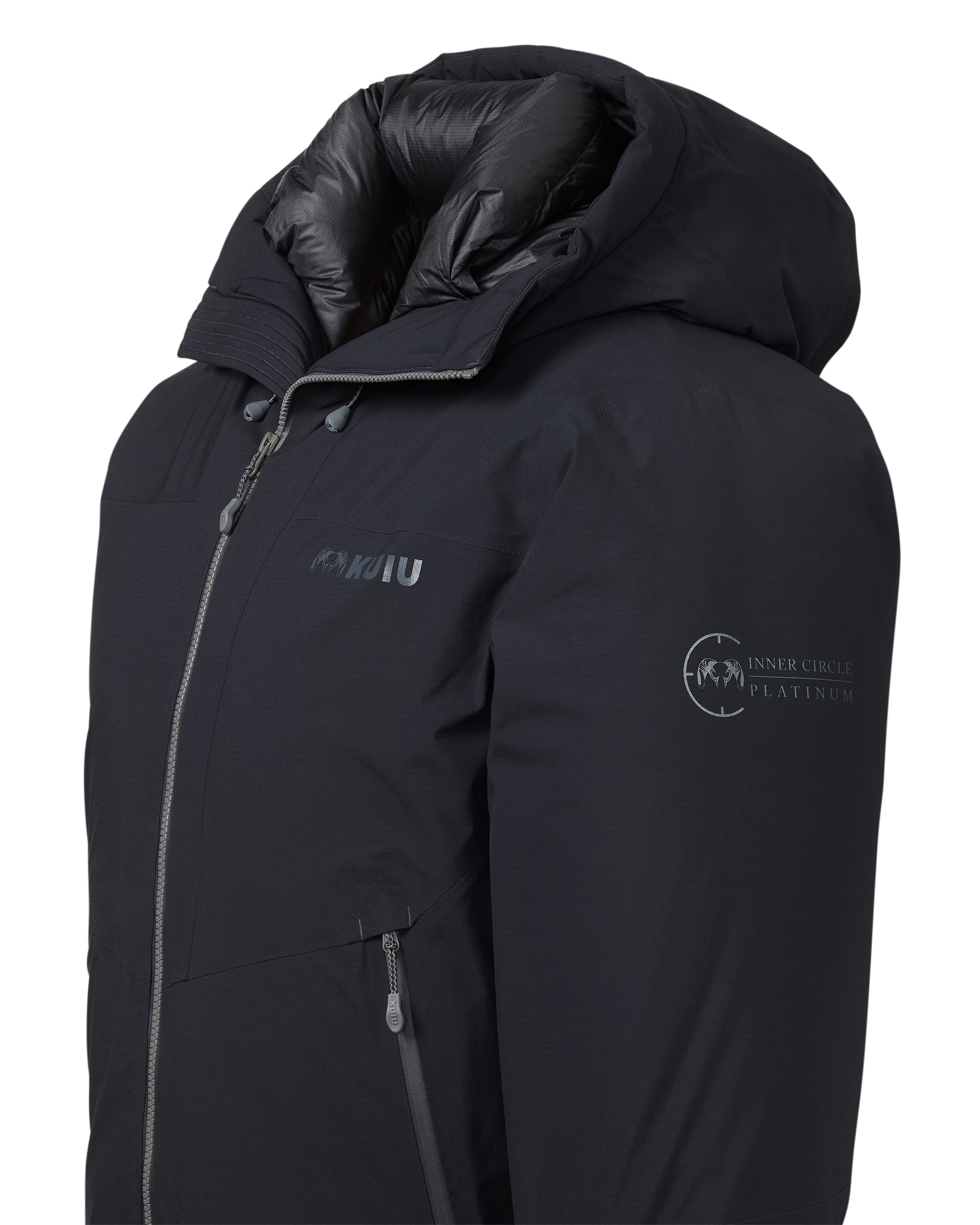 Alternative view of Super Down Burner Parka - Inner Circle Platinum Special Edition | Black