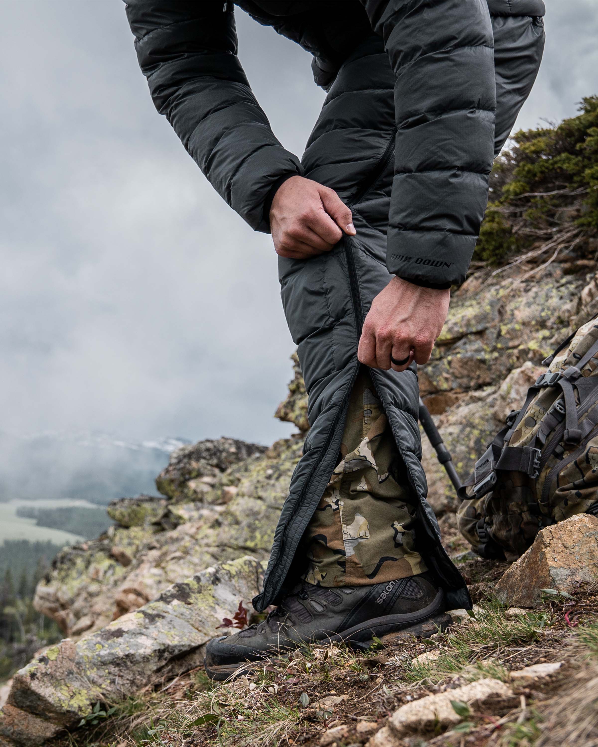 Outlet Super Down LT Pant | Gunmetal - Image 6