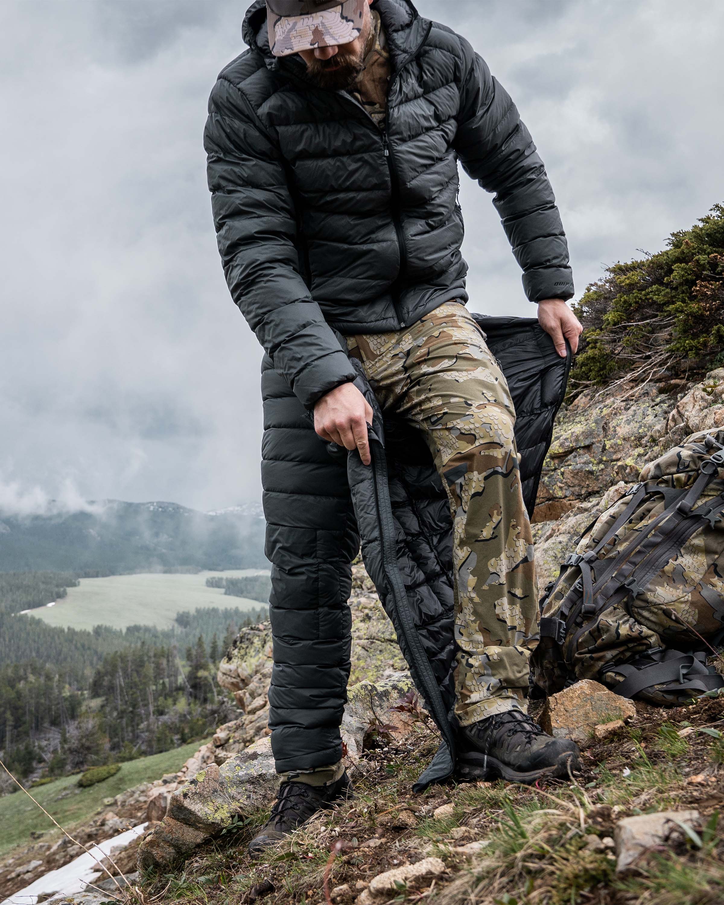 Outlet Super Down LT Pant | Gunmetal - Image 7
