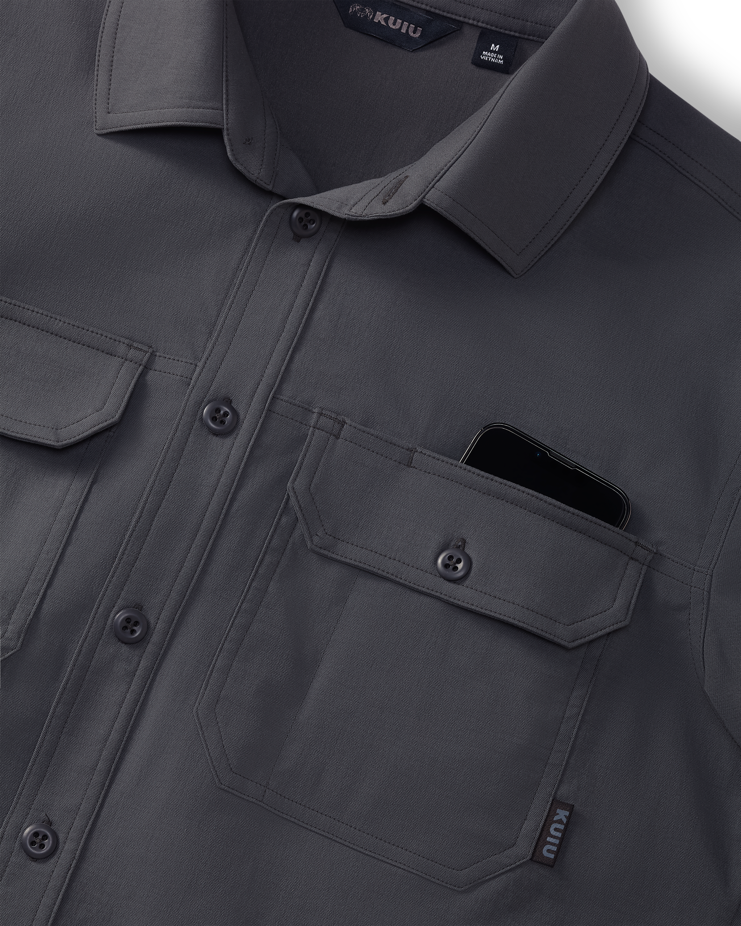 Motive SS Workgrade Shirt | Gunmetal - Image 3
