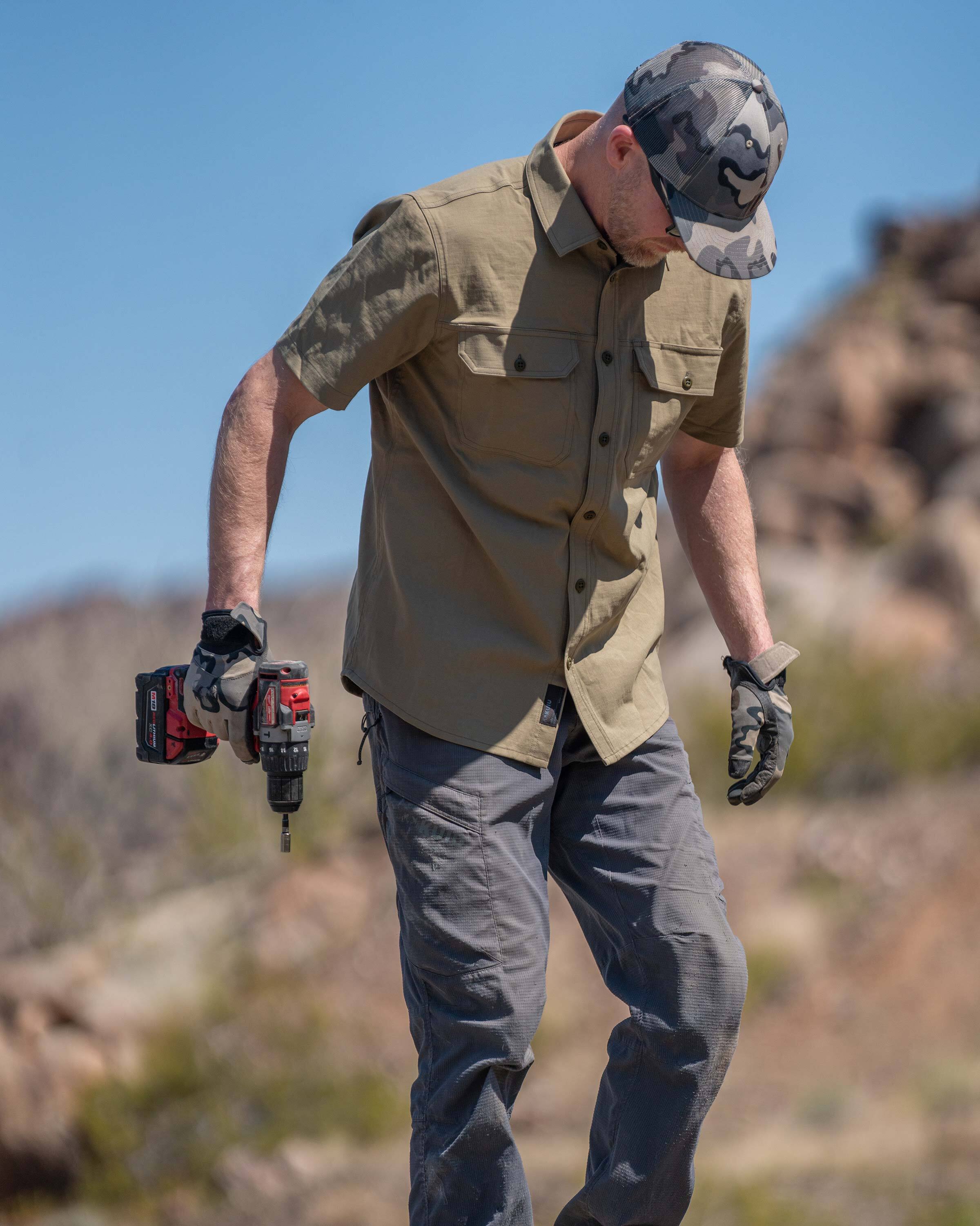 Motive SS Workgrade Shirt | Gunmetal - Image 5