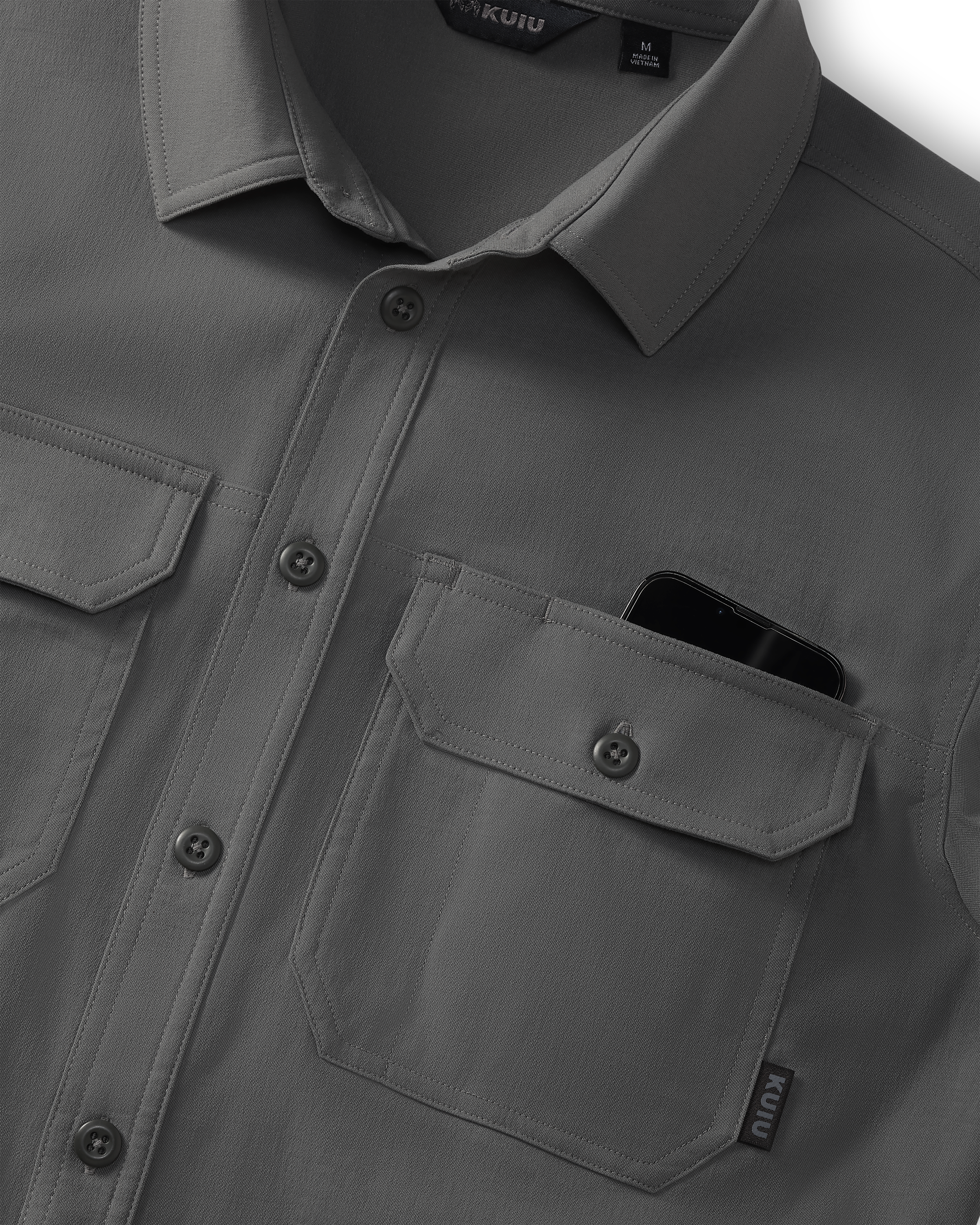 Motive SS Workgrade Shirt | Stone - Image 3