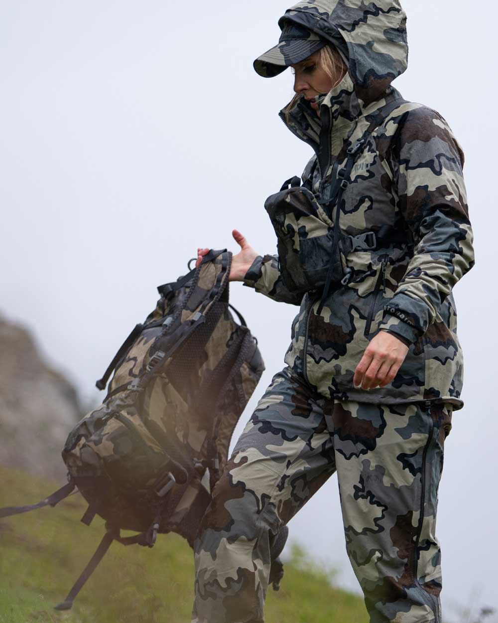 Women's Chugach TR Rain Jacket | Ash - Image 9